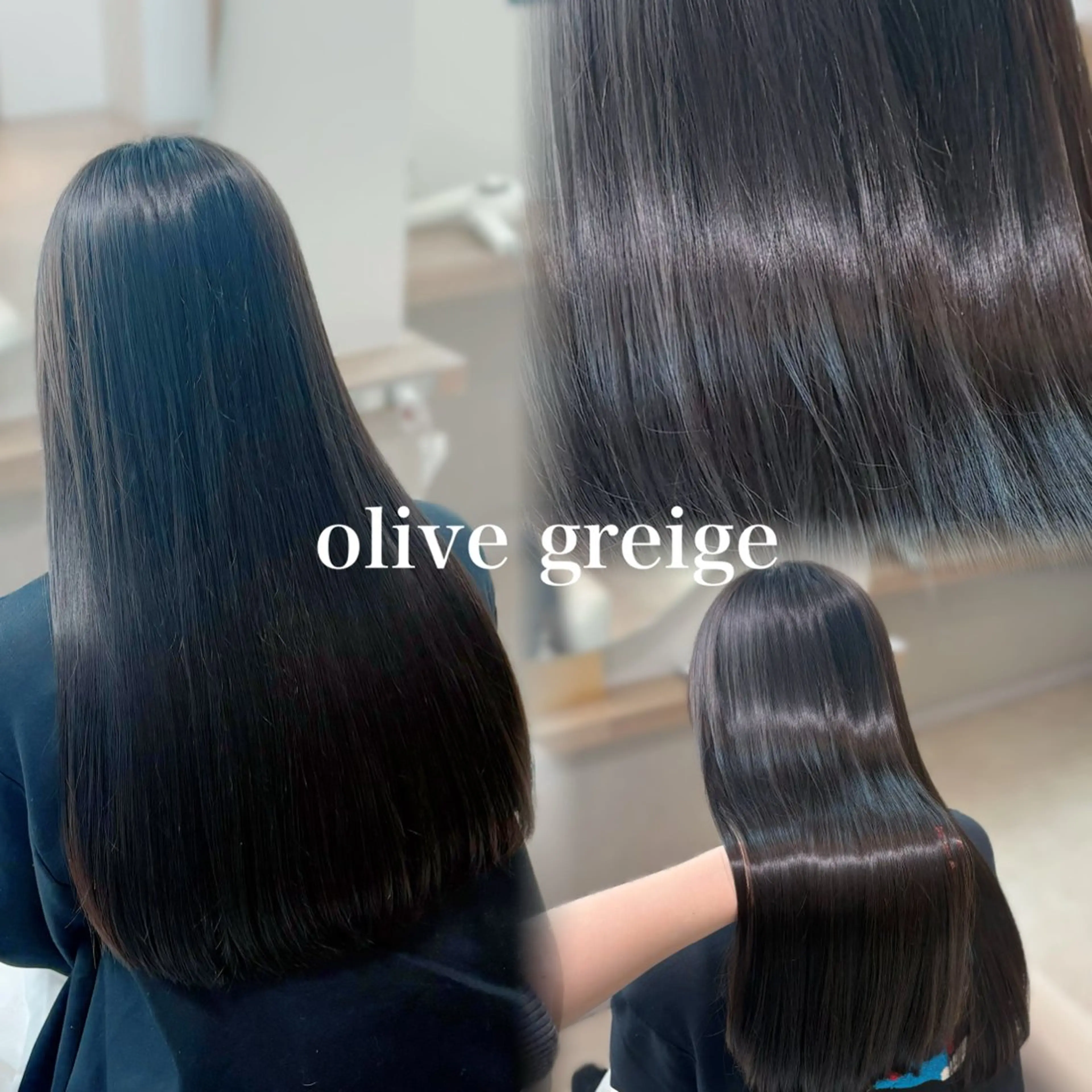 カラー グレージュ オリーブグレージュ オリーブグレー 大宮/髪質改善/ yuzuki🌙のヘアスタイル