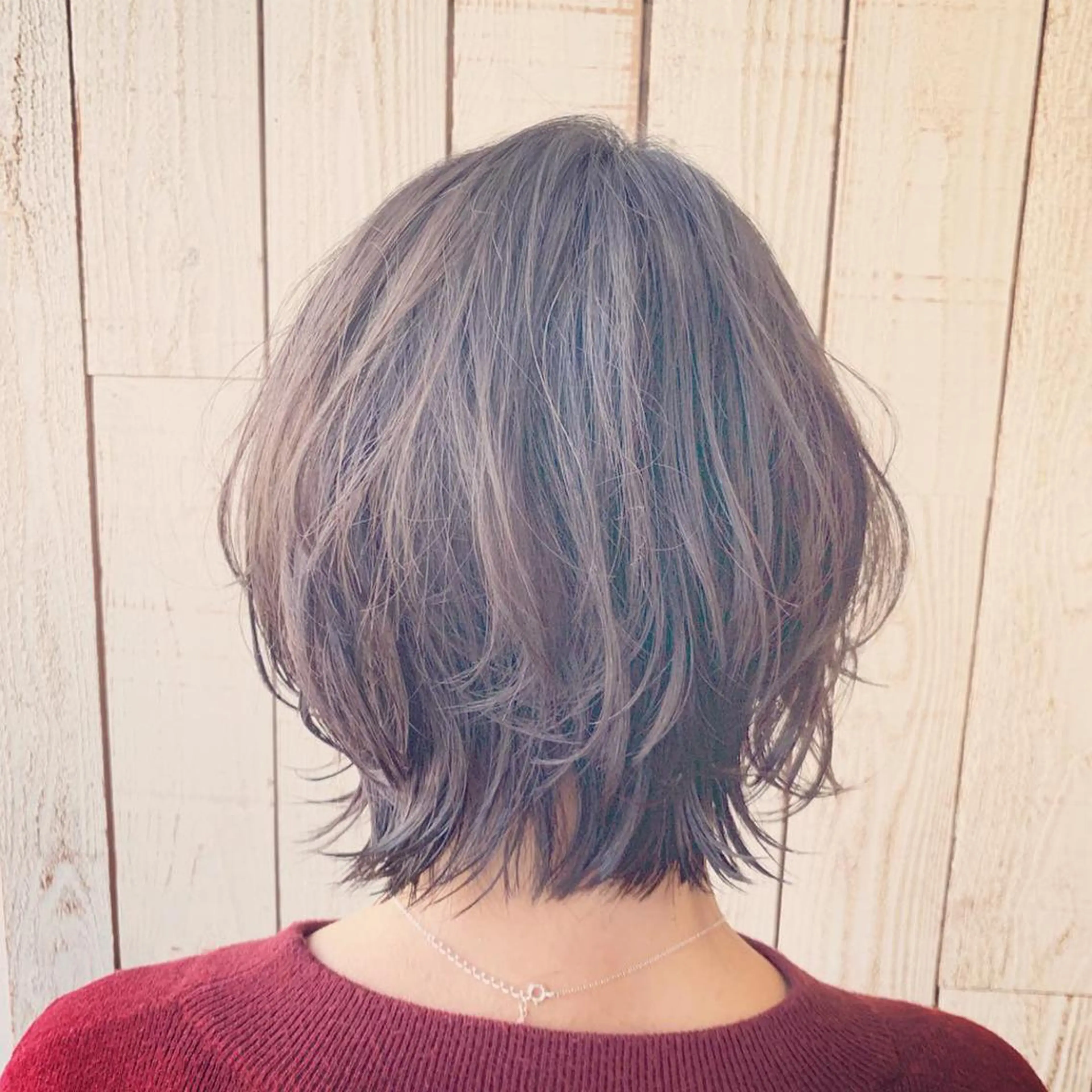 ショート ウルフカット 透明感/ 美髪矯正/田中恭のヘアスタイル