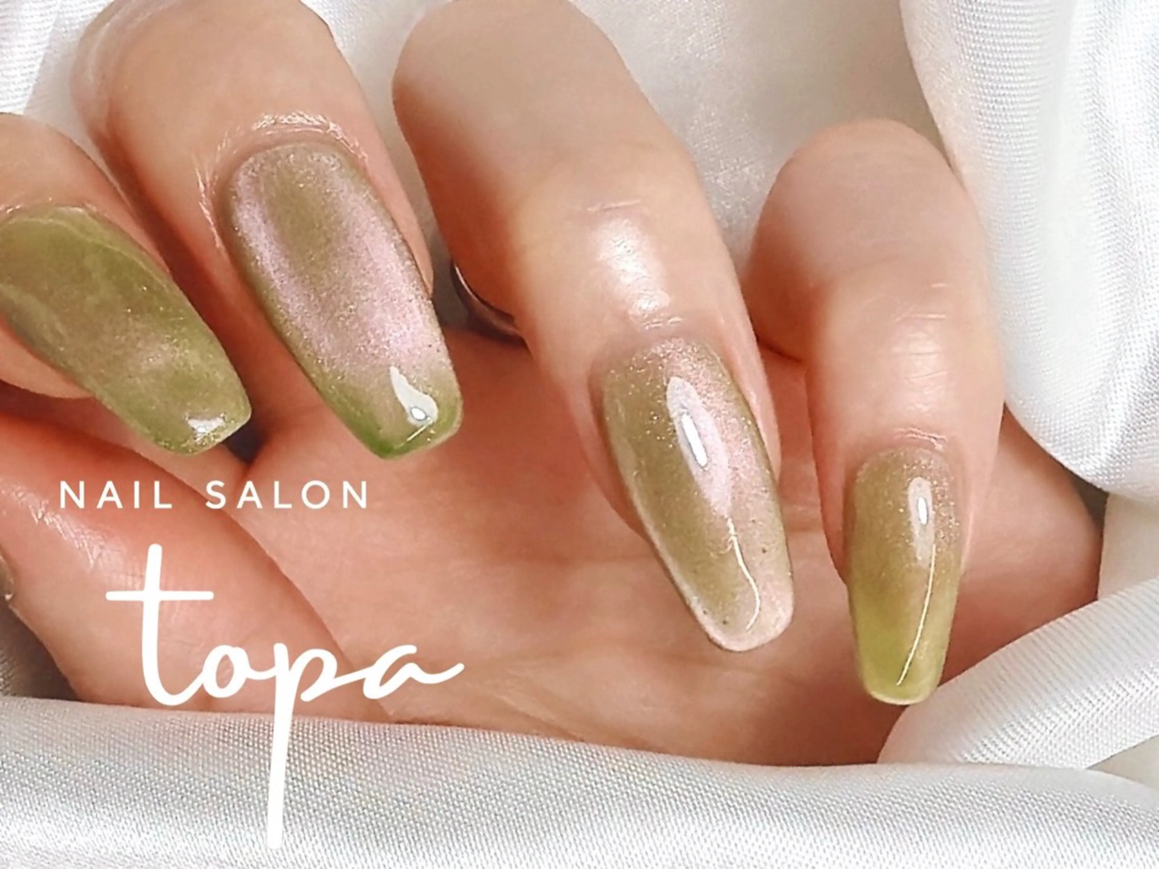 ロング ハンドネイル nail salon topaのネイルデザイン