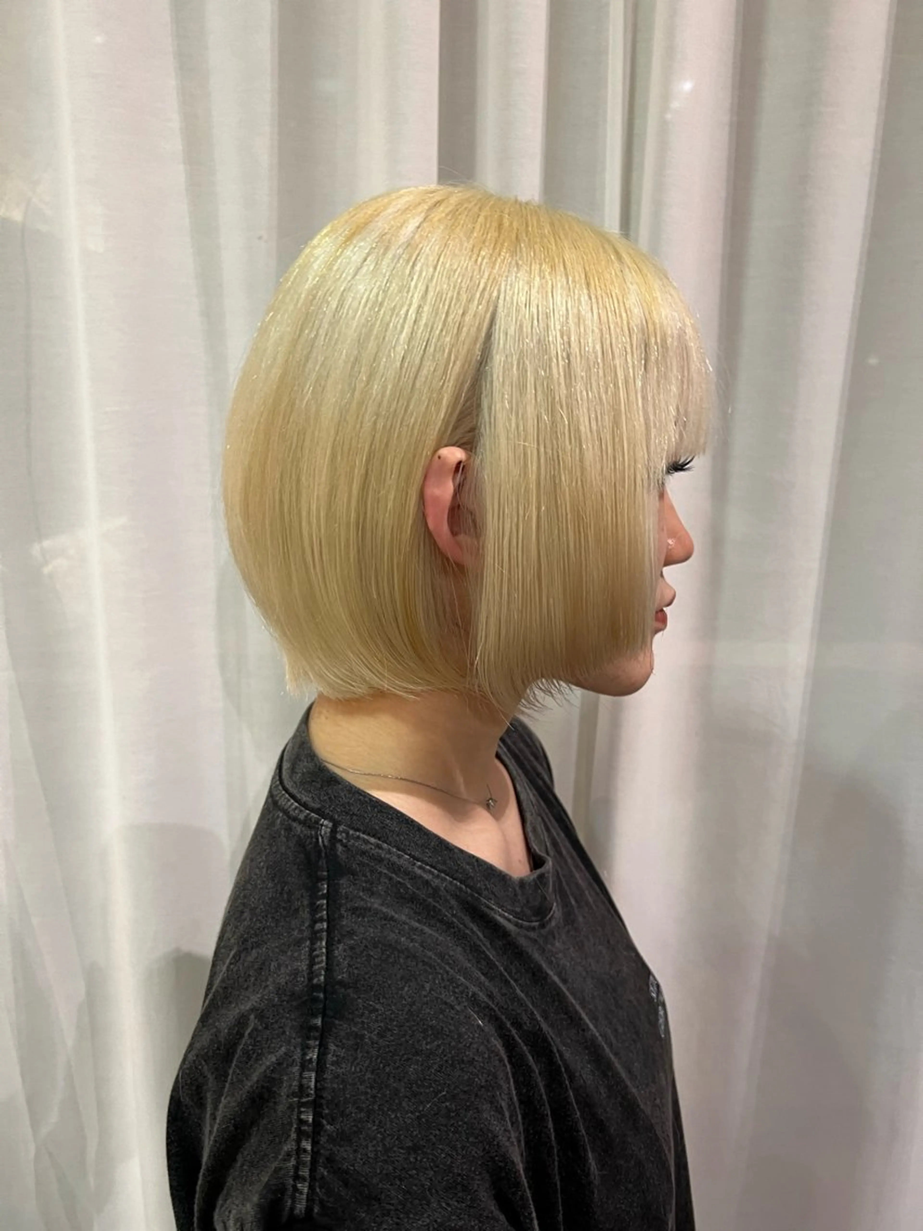 ショート カラー ショートボブ 抜きっぱなしブロンド ボブ ショートヘア RYOTA /GARTE髪質改善のヘアスタイル