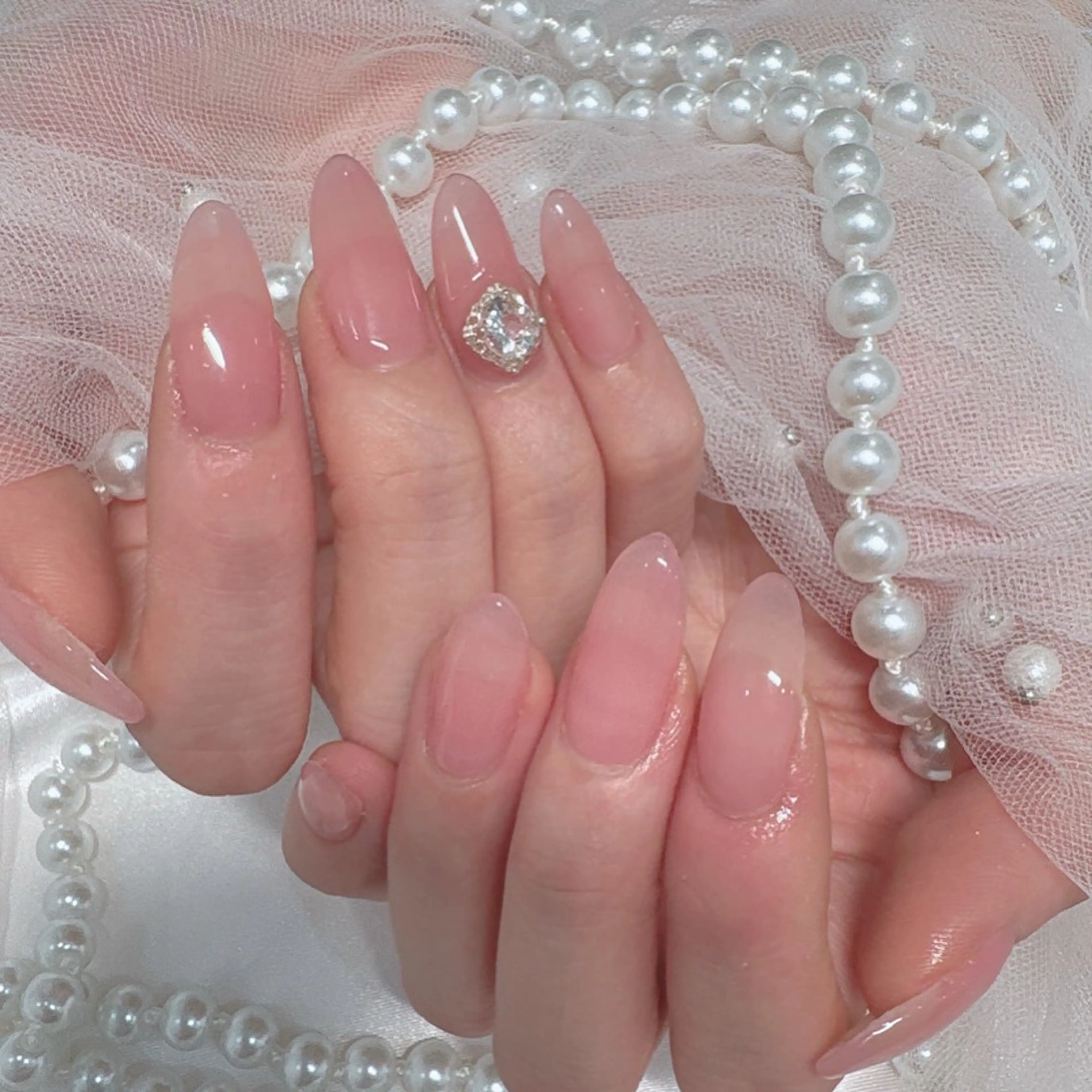 ネイル ワンカラーネイル ハンドネイル Marinnail Hibikiのネイルデザイン