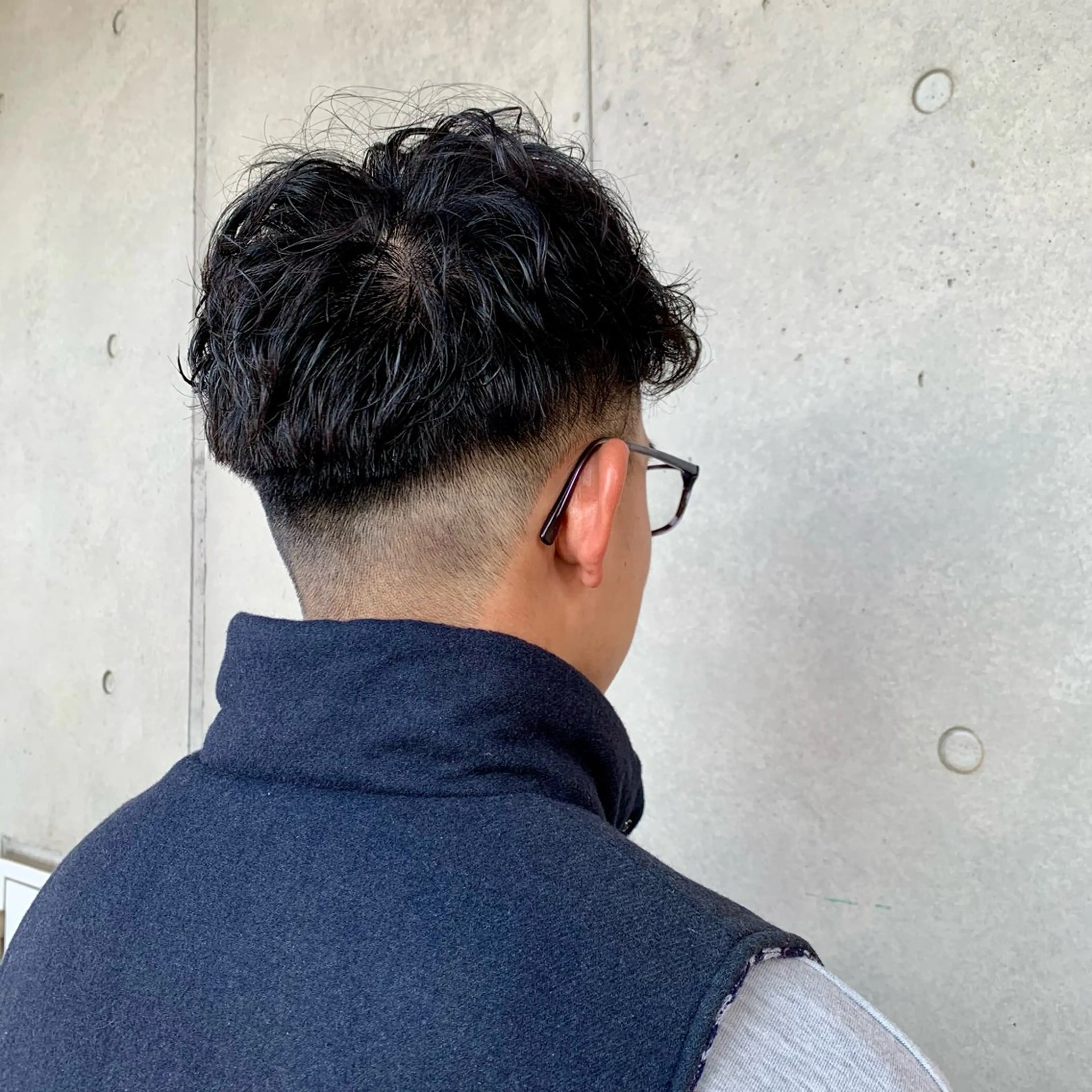 パーマ メンズ カット パーマ 遠藤姫花 𝒂𝒔𝒉草加𓂃のヘアスタイル