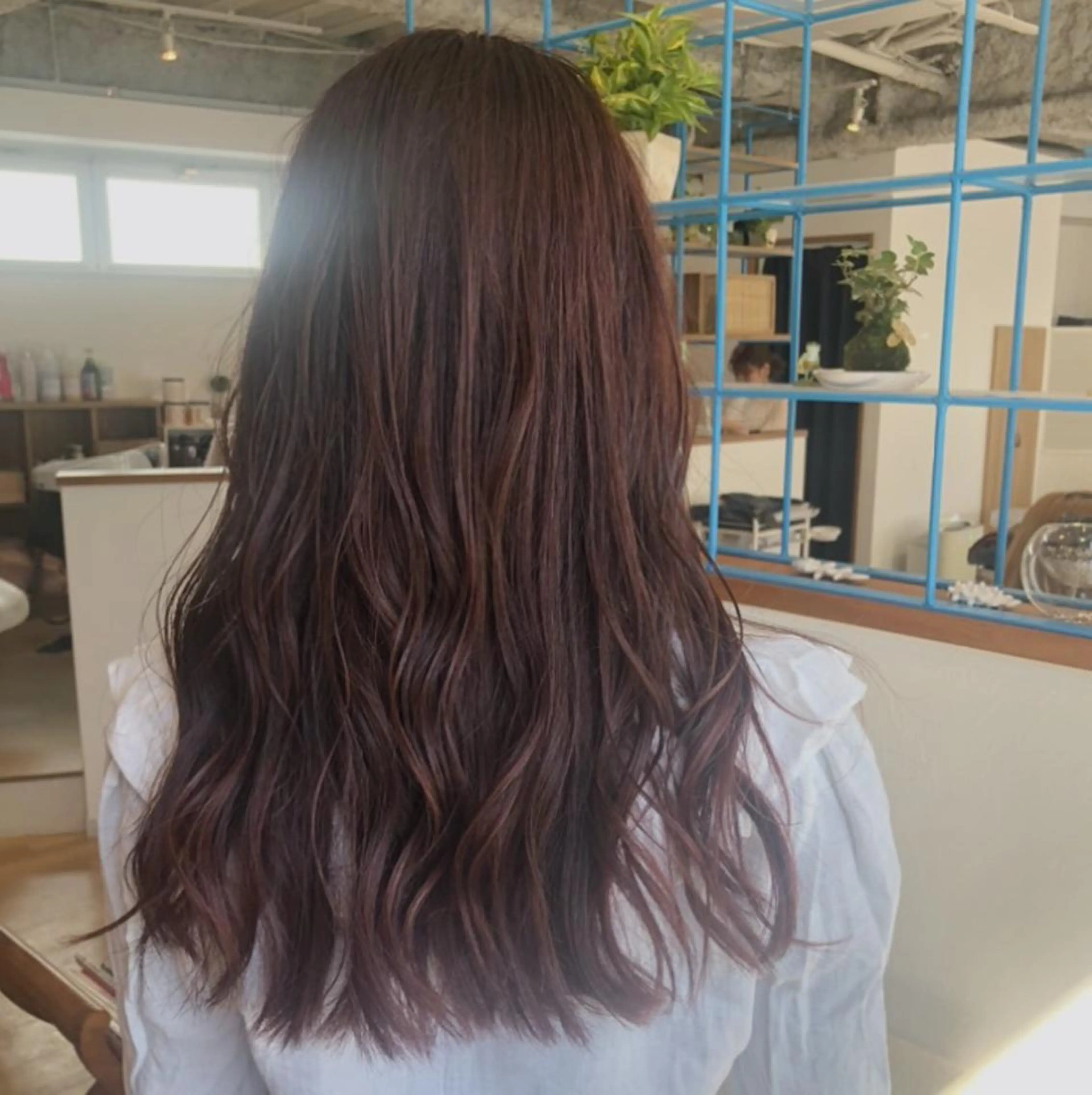 ロング カラー ヘアアレンジ なつき/艶ピンク/ girly hairのヘアスタイル