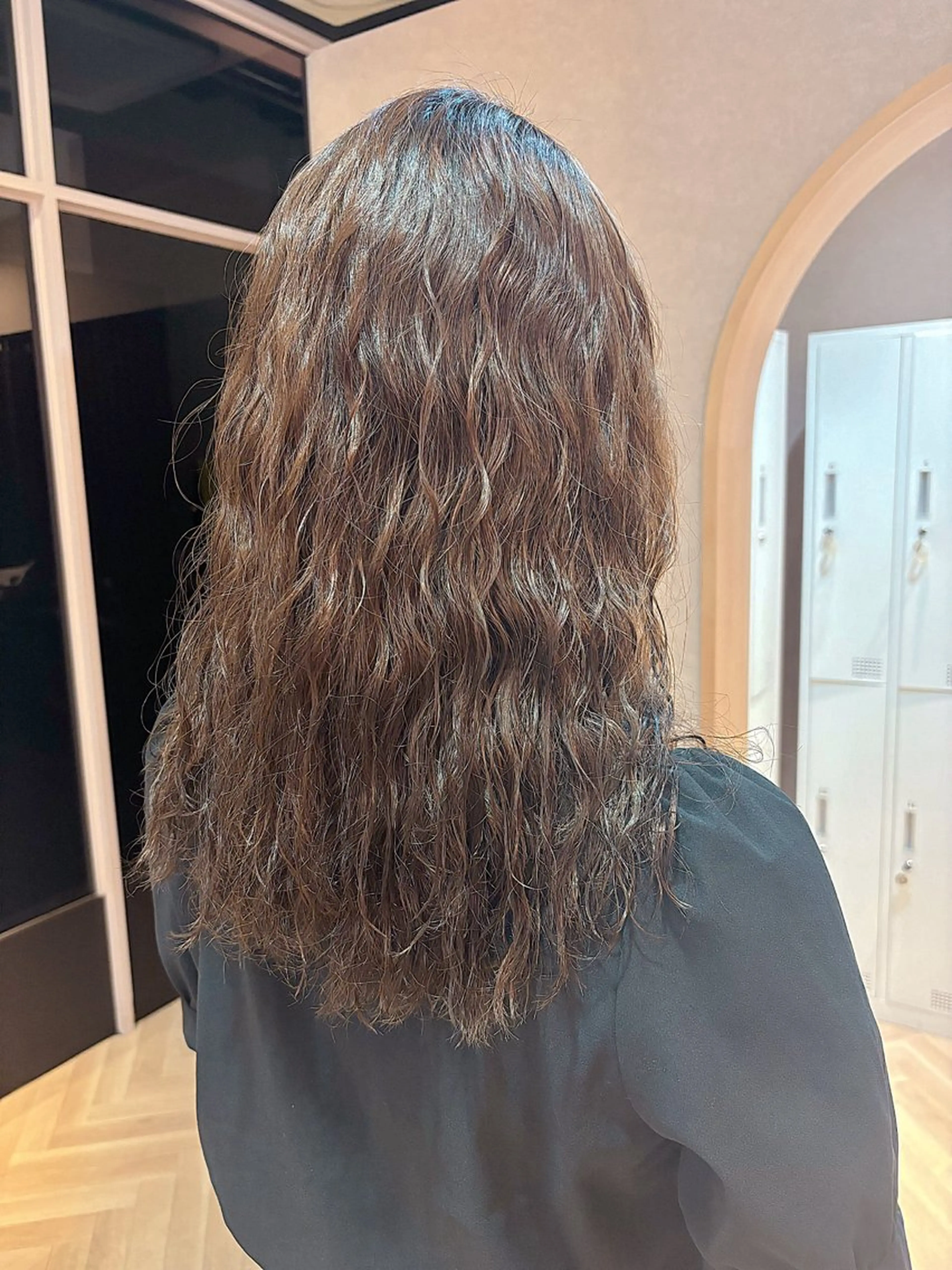 パーマ ニュアンスパーマ カット パーマ トリートメント ボブ/ミディアム 親しみやすさ/さくらのヘアスタイル