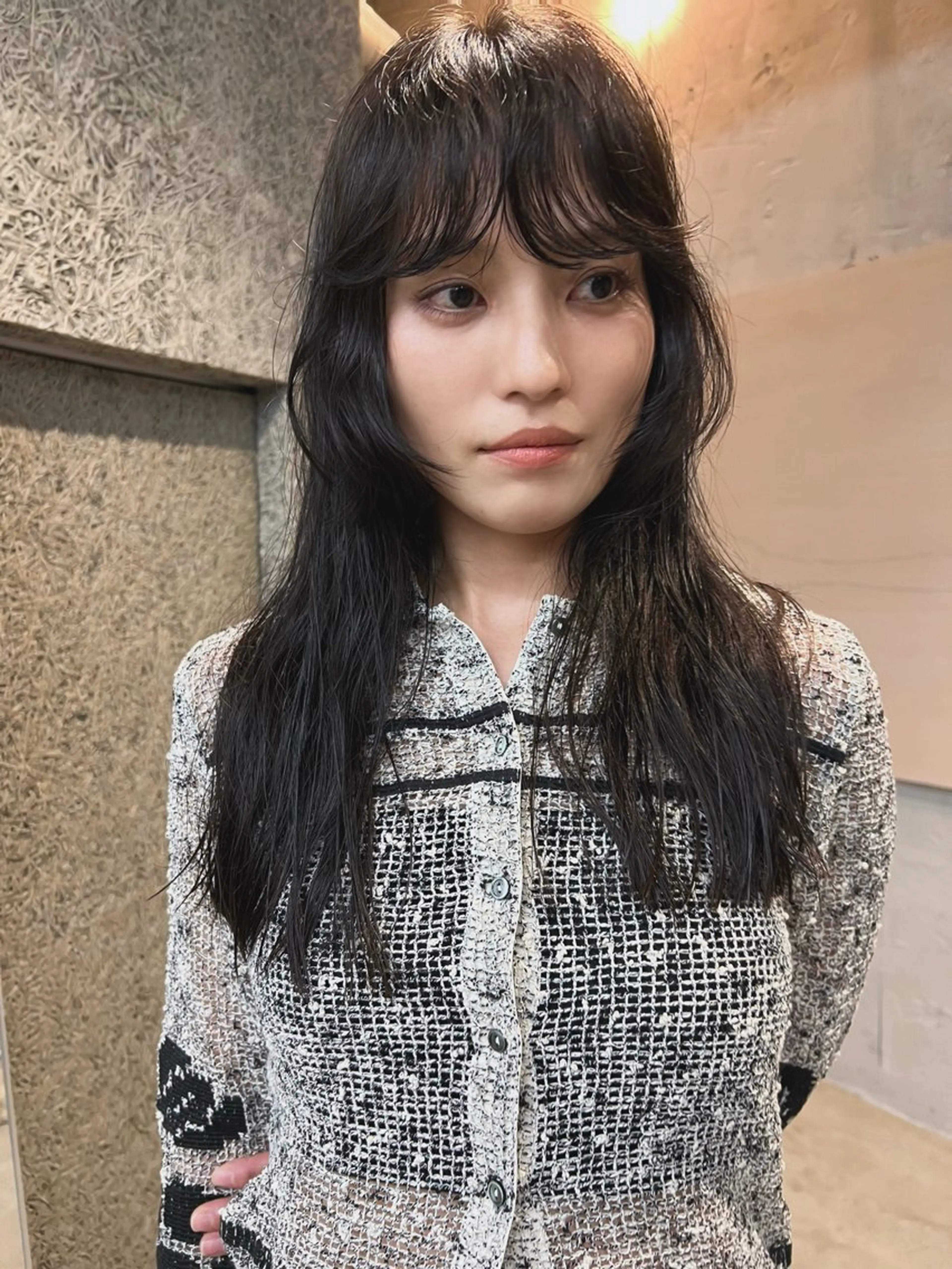 ロング パーマ カット パーマ yu  /透明感カラ ー/ボブ/caseyのヘアスタイル