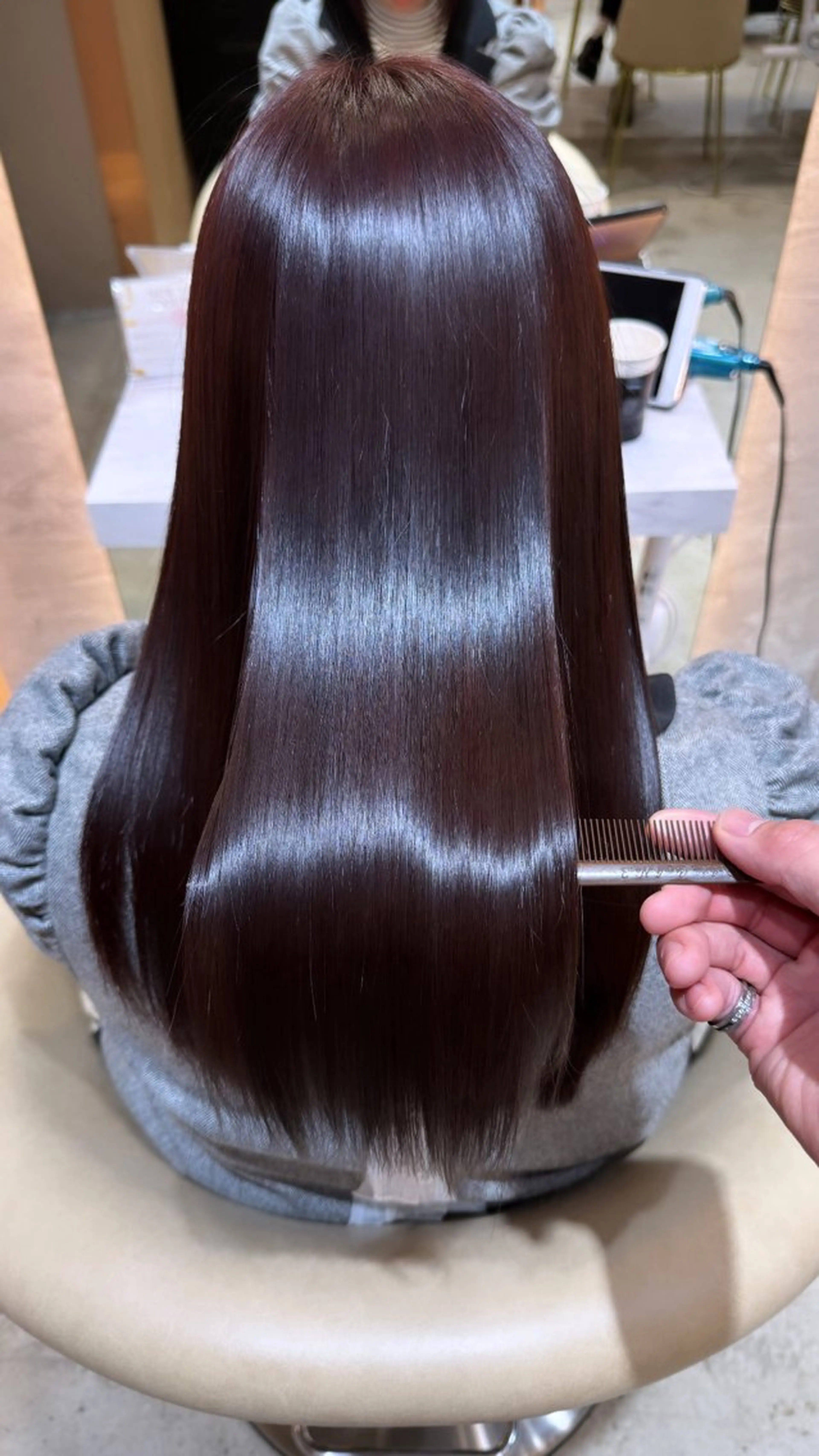 ミディアム カット ヘアカラー トリートメント 🌹ボブ/髪質改善 韓国ヘア🌹澤口龍成のヘアスタイル