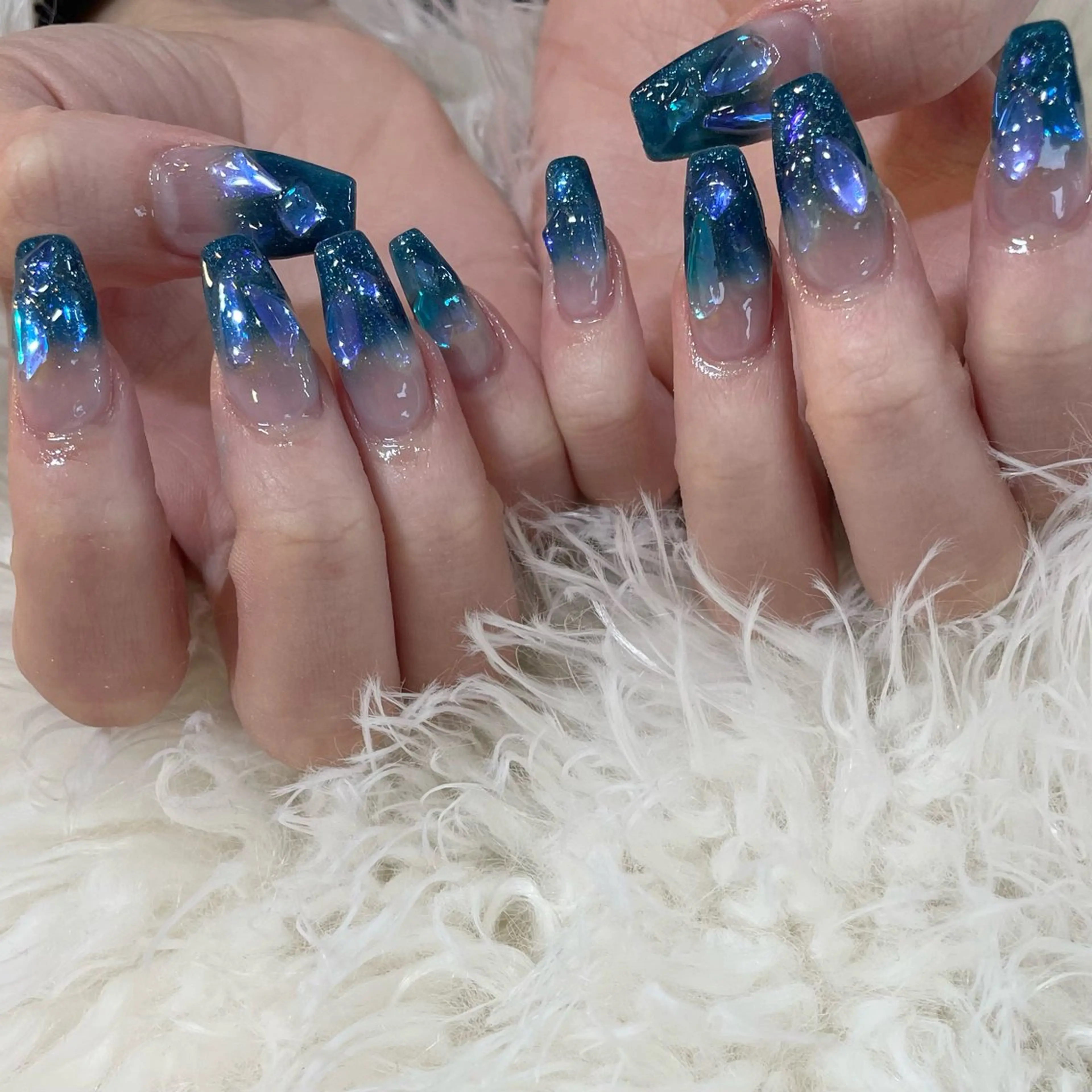 ネイル 氷ネイル・うるうるネイル Nail Salon Gummi.のネイルデザイン