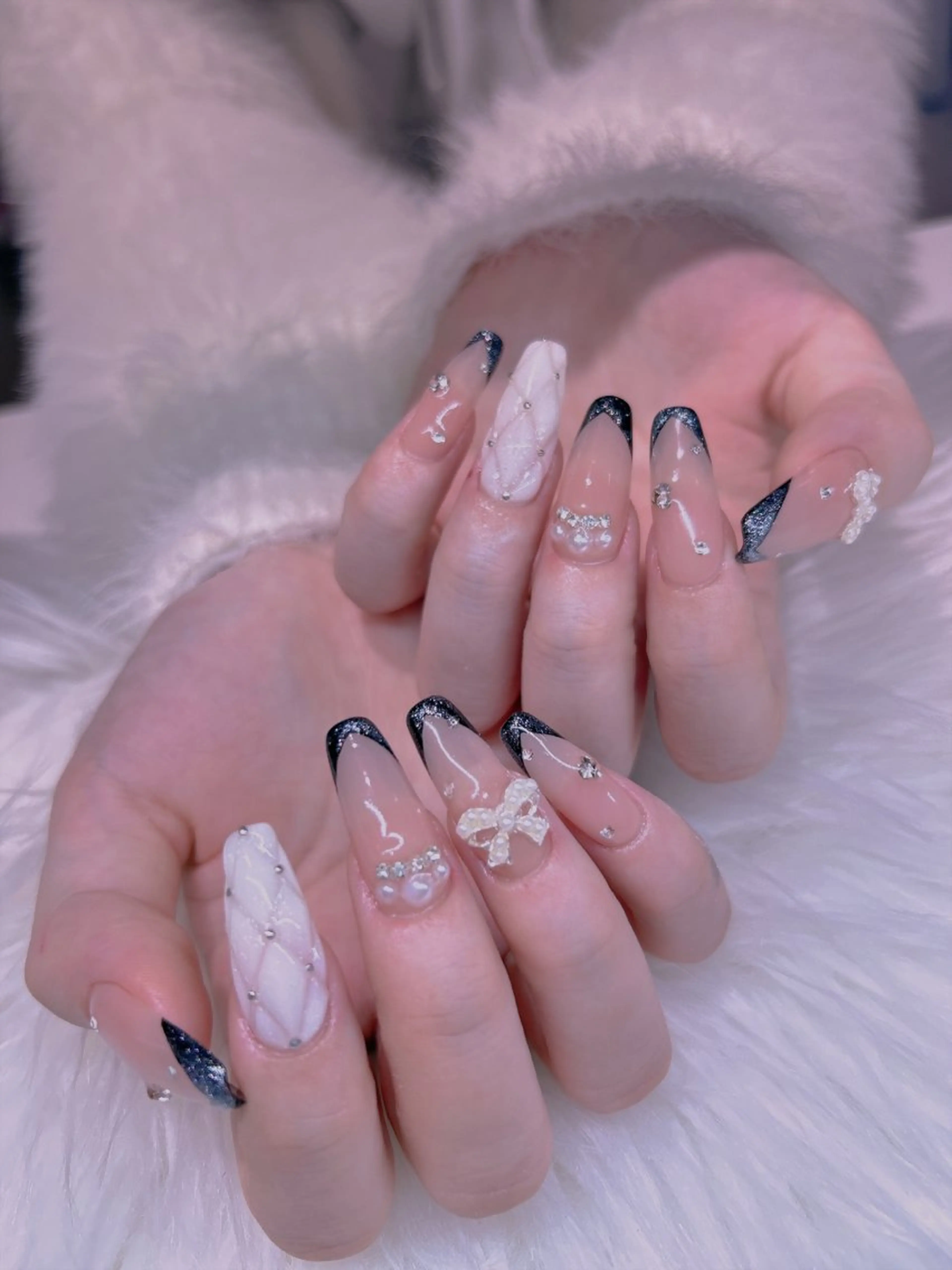 ネイル ハンドネイル 長さだし専門店 M2　rikaのネイルデザイン