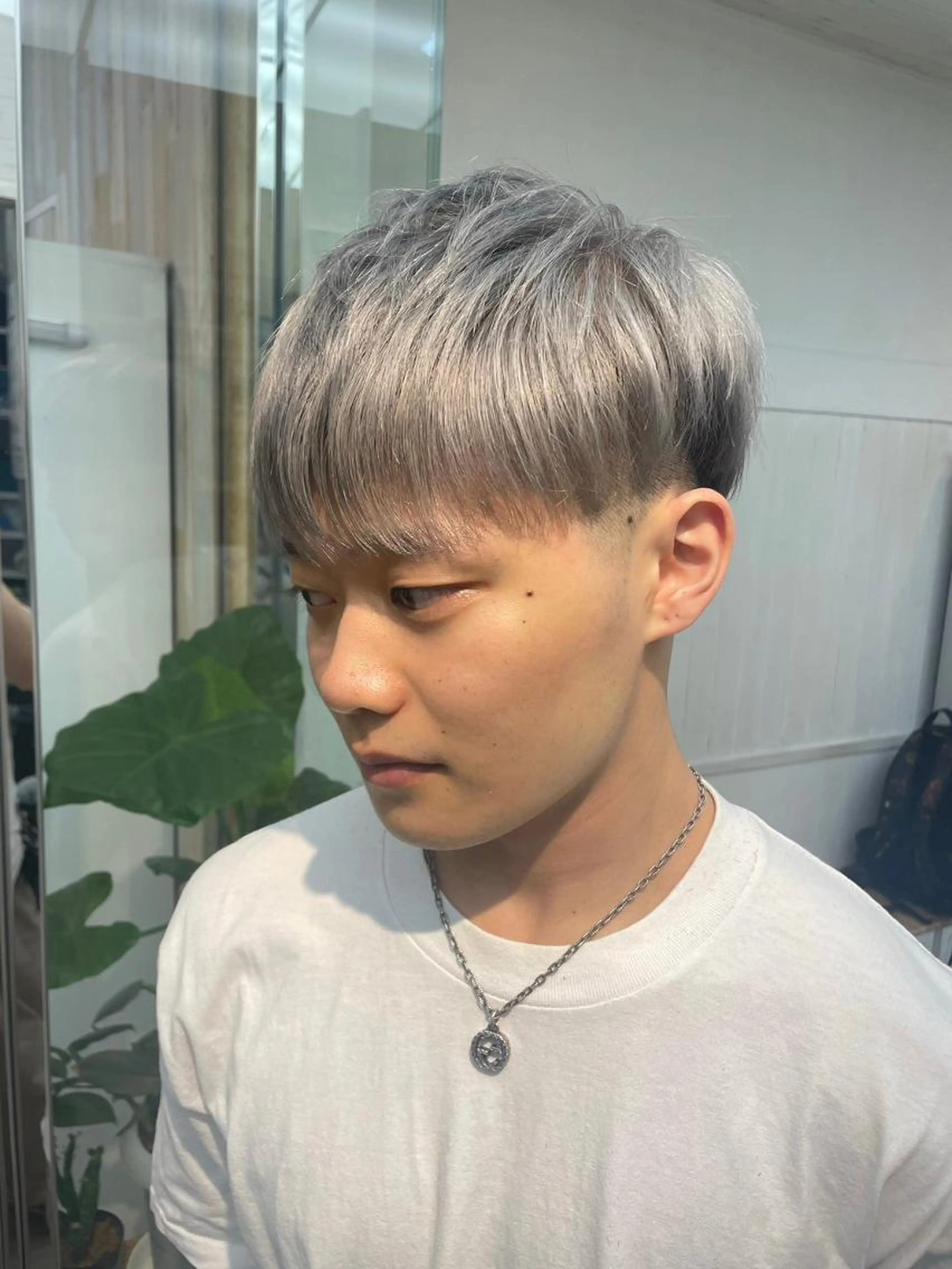 🐺👦🏻カッコよさ追求👦🏻🐺メンズカット＋ハイトーンダブルカラー 🏷️16000yen～の写真