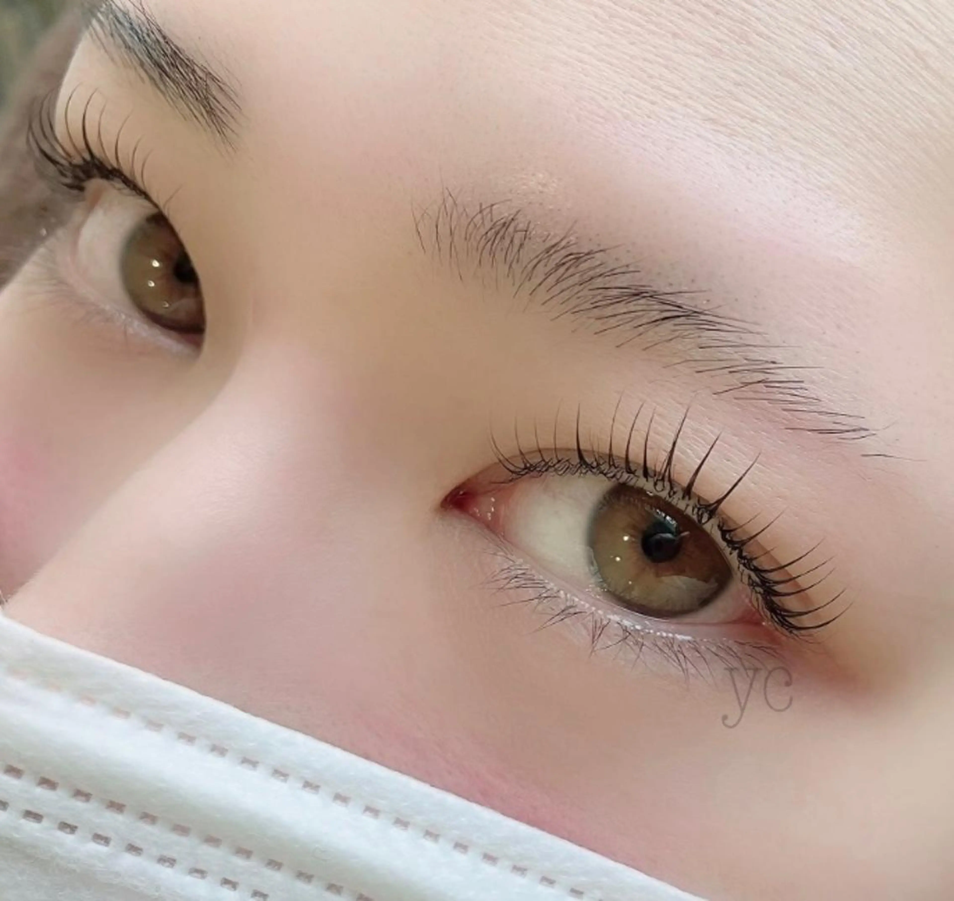 マツエク・マツパ Cカール 一重×まつ毛パーマ chouchou所属・山下 千歳のマツエク・マツパデザイン