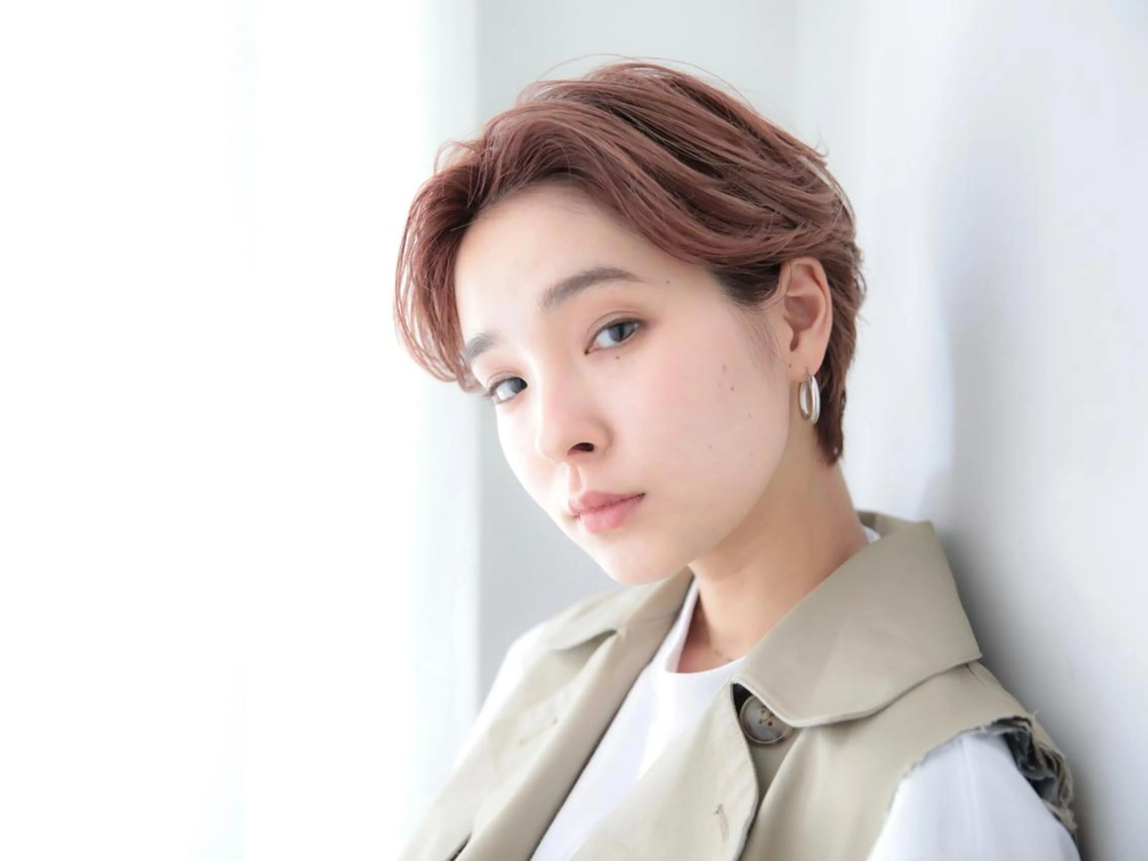 ショート カラー レイヤーカット✂️ 横浜No1♡下鳥翔子のヘアスタイル