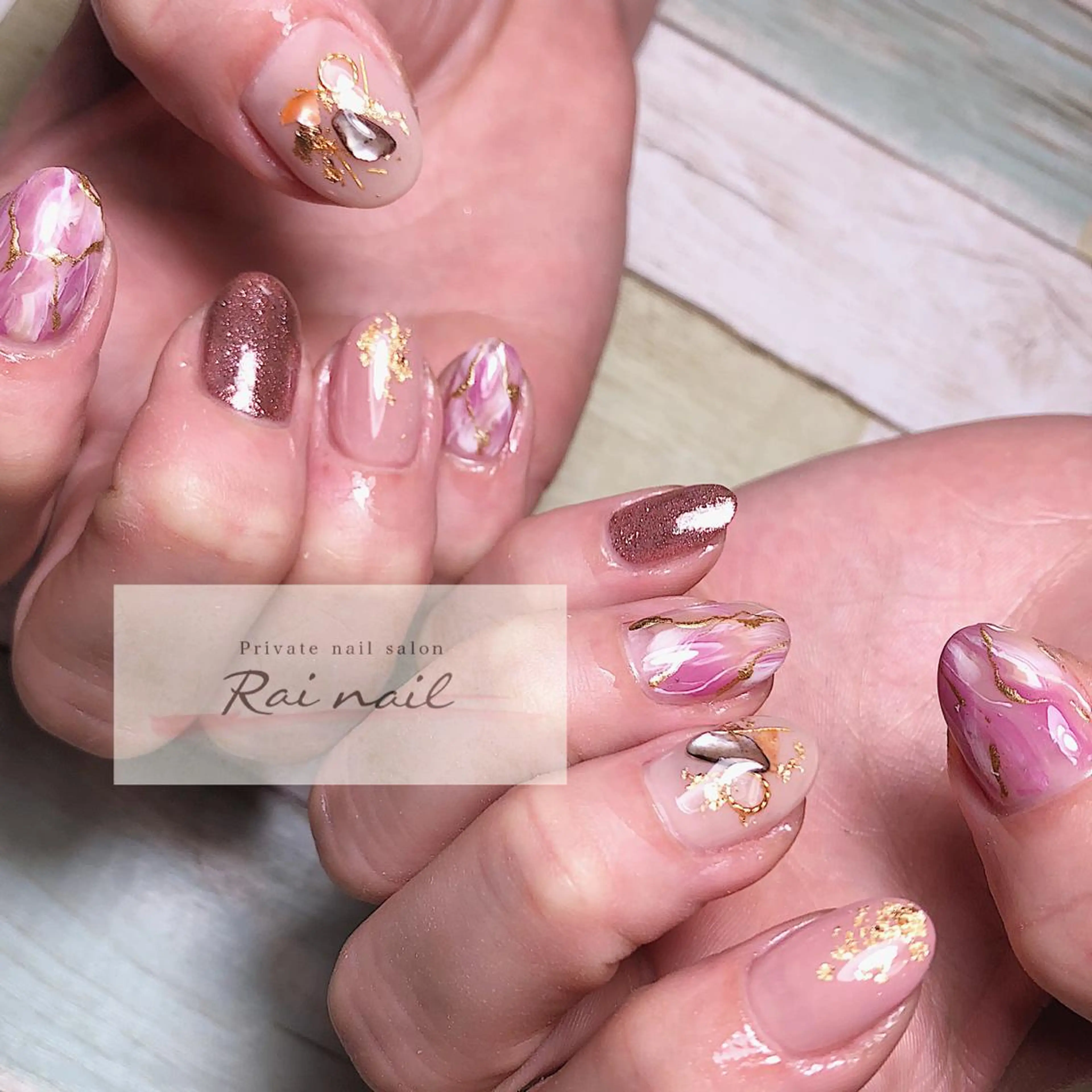 ネイル ハンドネイル Rai nail_ Risaのネイルデザイン