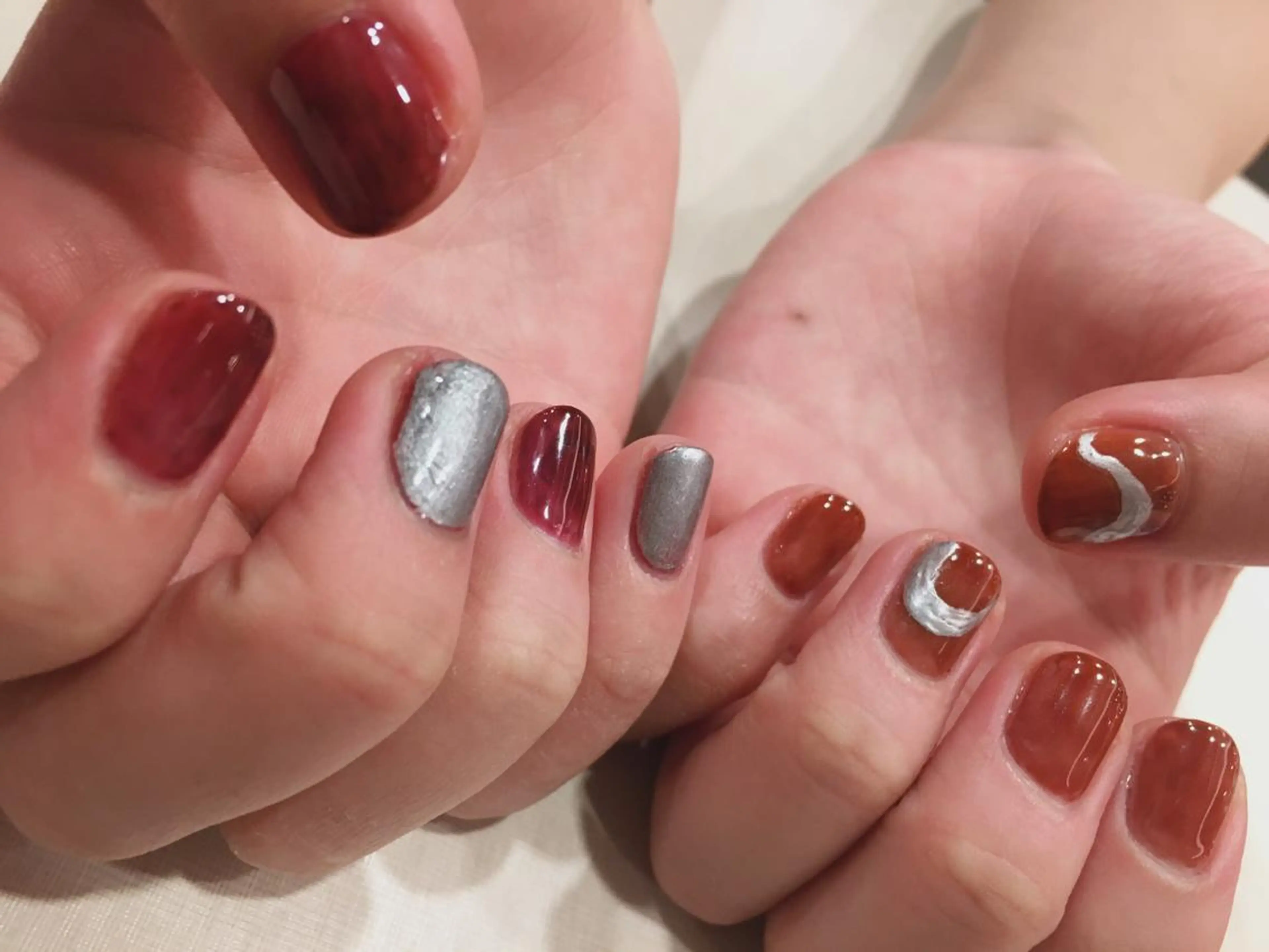 ネイル ニュアンスネイル JurerEye☆ Marikoのネイルデザイン