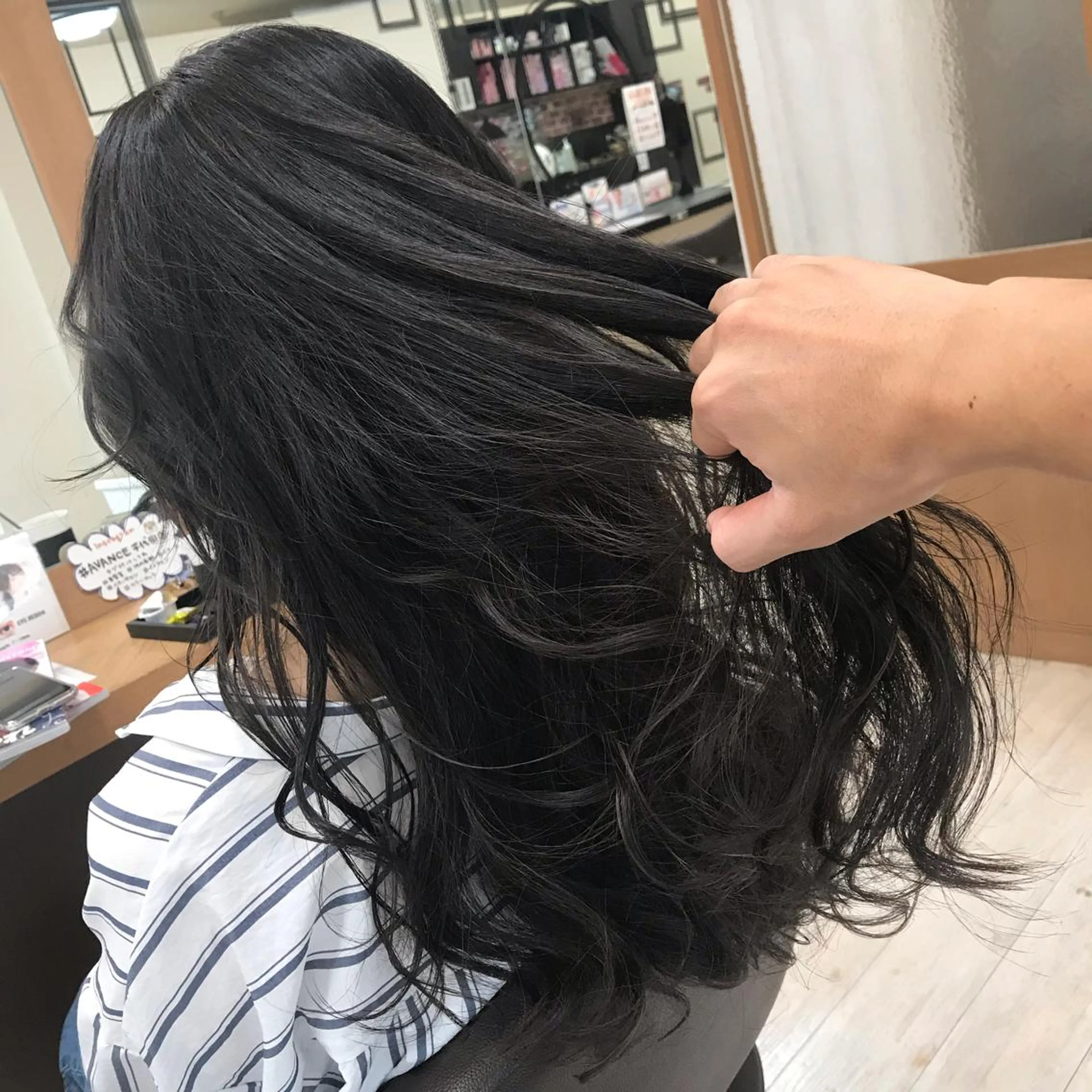 ロング カラー カット ヘアカラー トリートメント Lien 深井店のヘアスタイル