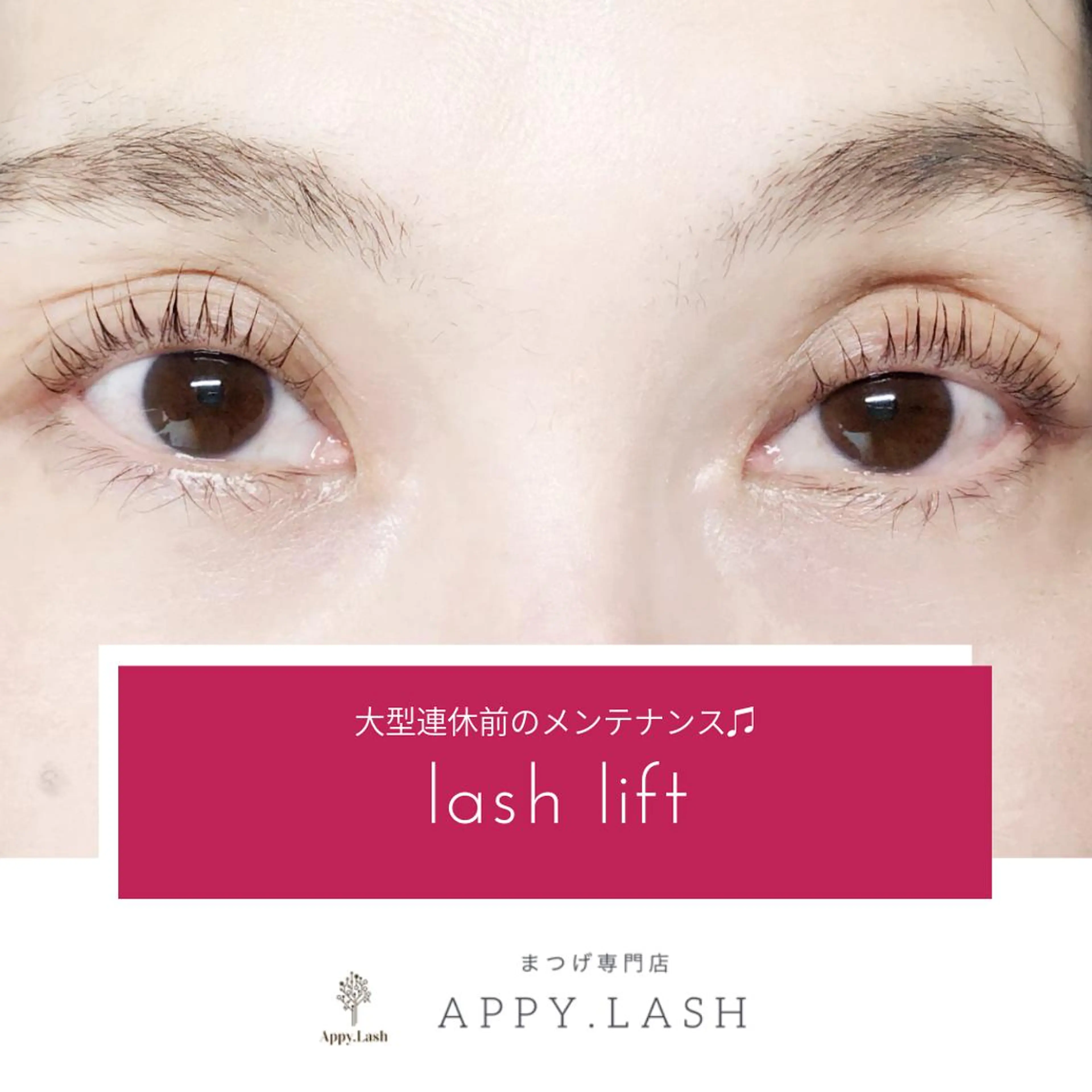 マツエク・マツパ フラットラッシュ ナチュラル パリジェンヌラッシュリフト まつげパーマ ボリュームラッシュ まつげと眉の専門店 Appy.Lashのマツエク・マツパデザイン