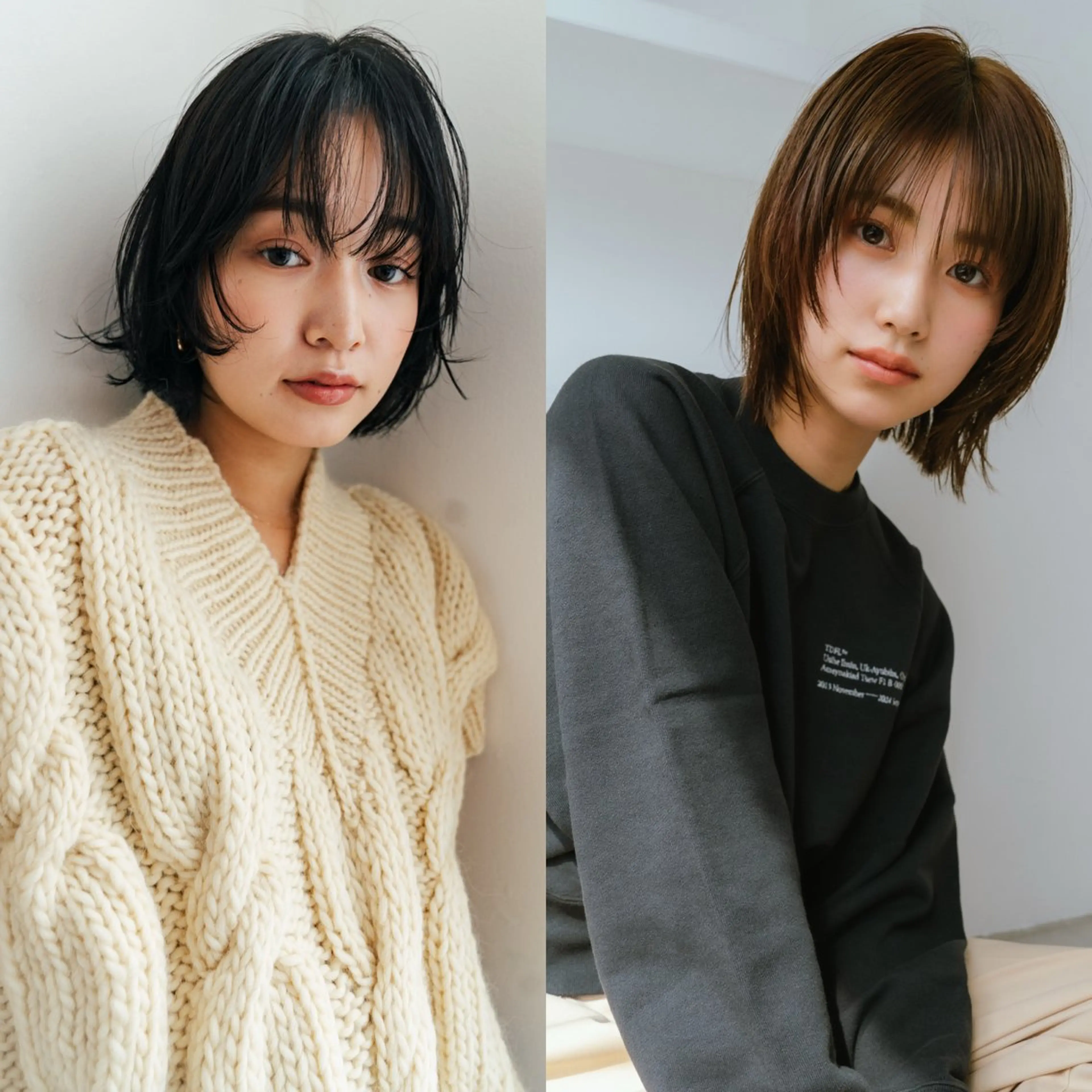 ショート カラー 顔まわりレイヤー 顔周りカット ハッシュカット レイヤーカット カット パーマ トリートメント green 表参道のヘアスタイル