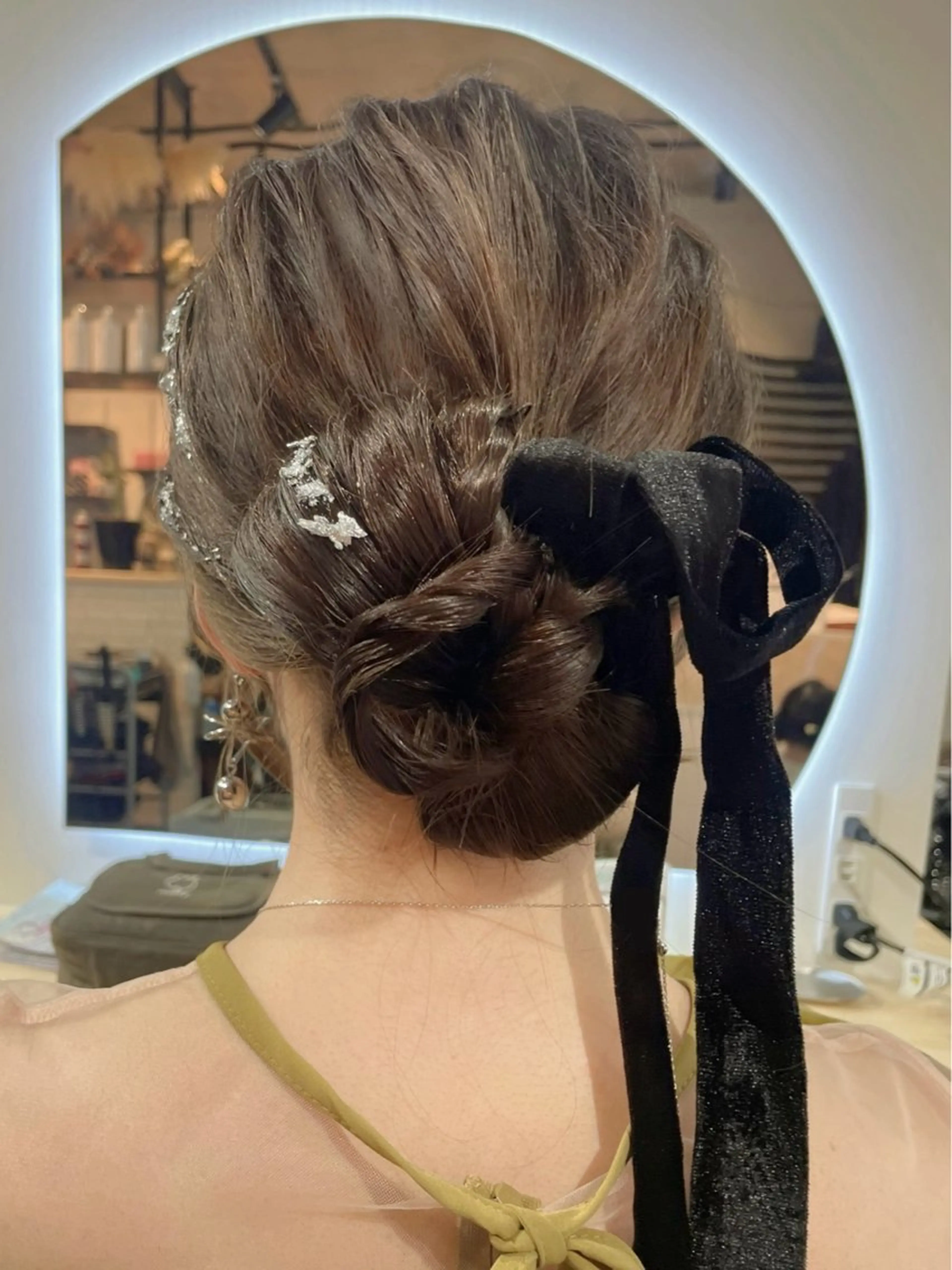 ヘアアレンジ 結婚式・ブライダル ヘアセット Noe' Akariのヘアスタイル