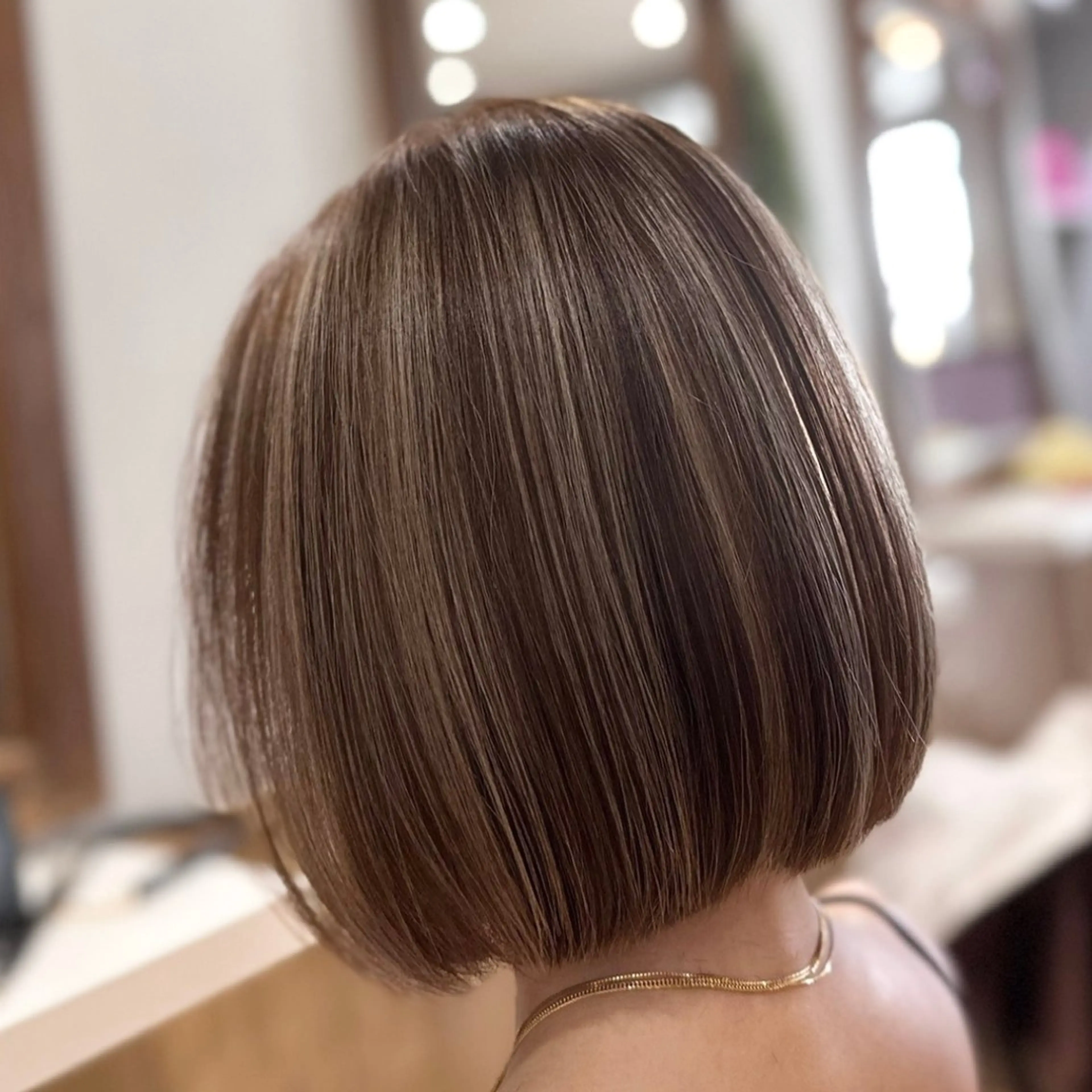 ミディアム ハイライト レイヤーカット 村松圭介 立川駅徒歩3分のヘアスタイル