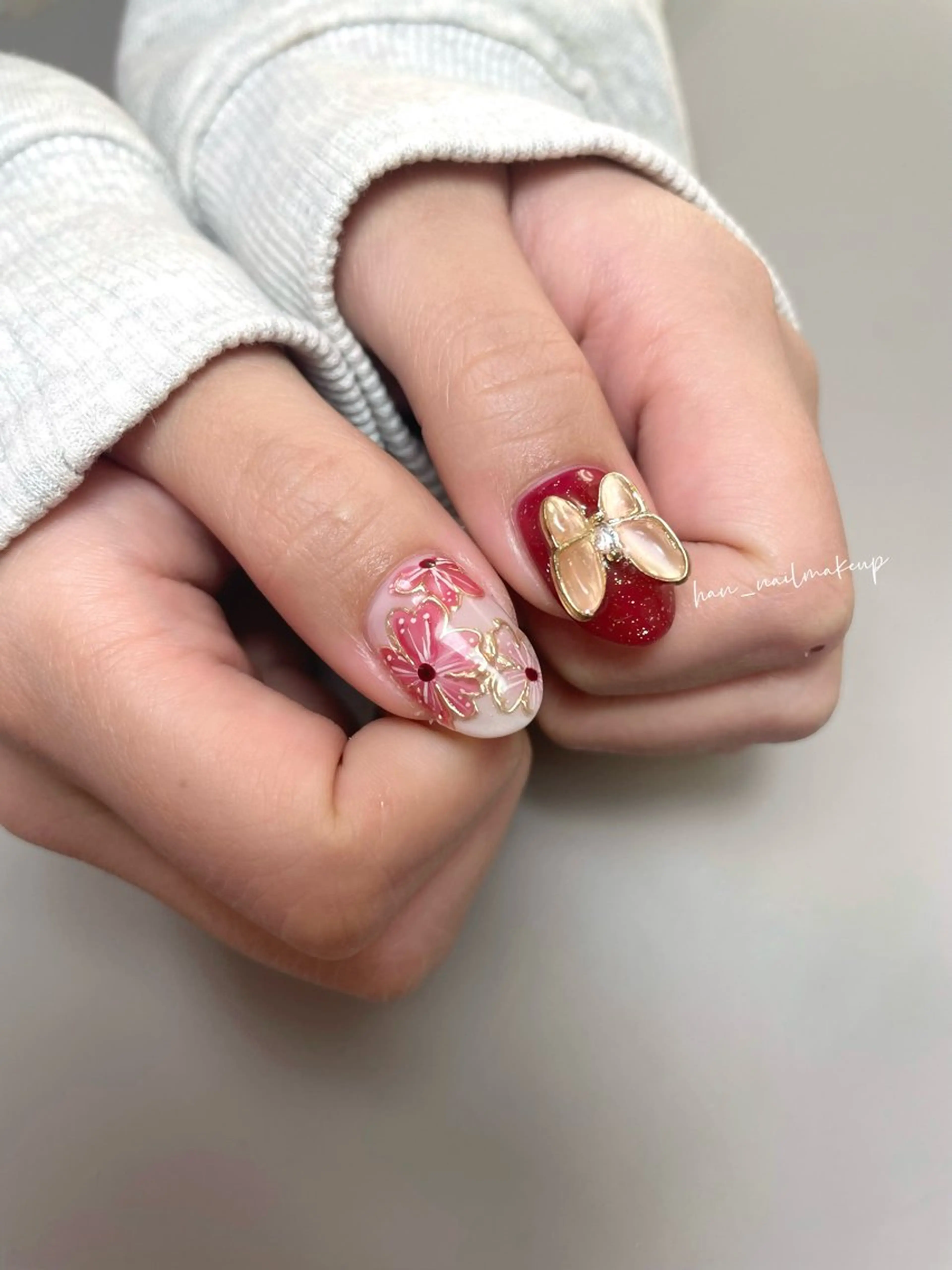 ネイル 持ち込み ハンドネイル Himari Nail Salonのネイルデザイン