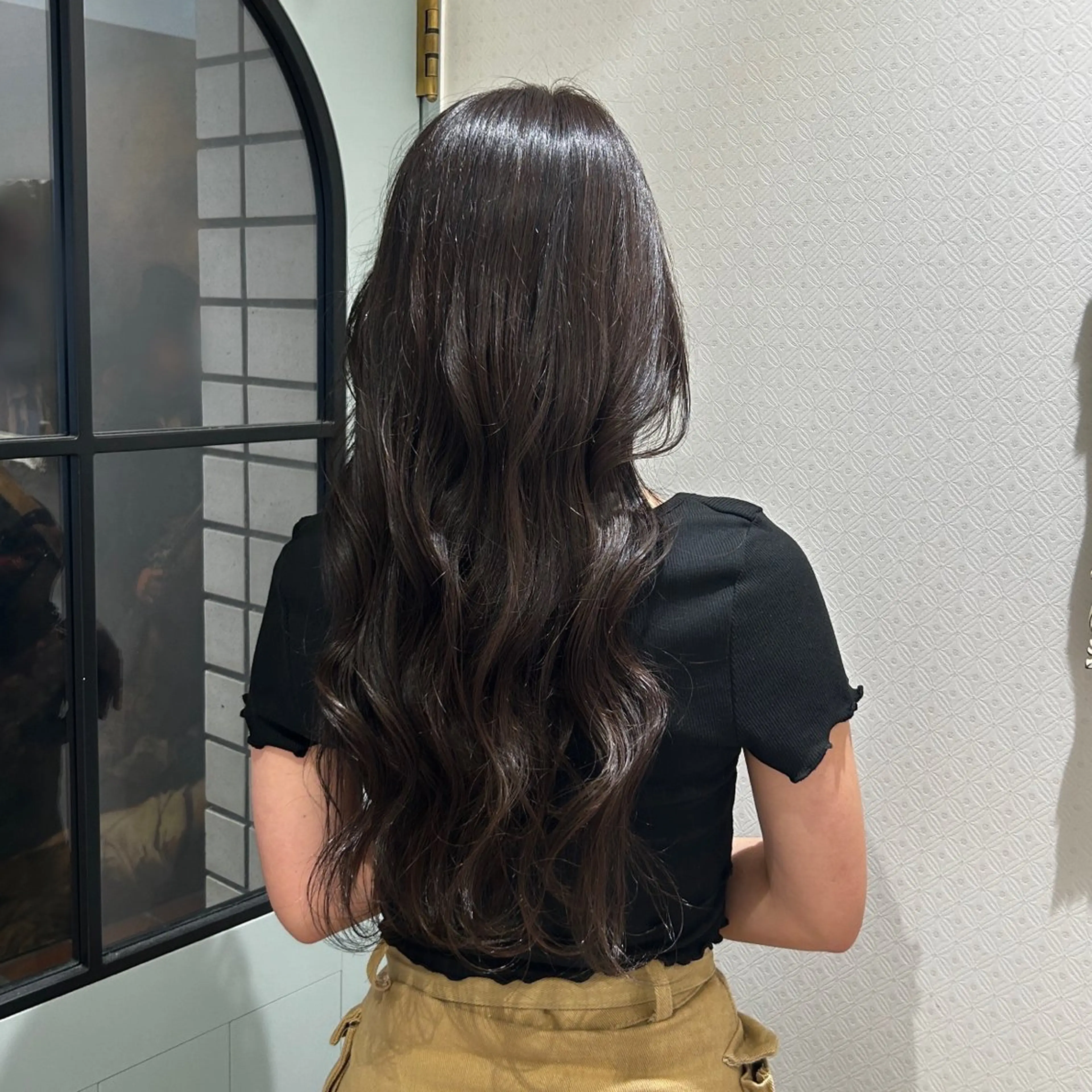 ロング カラー 透明感カラー グレージュ SALOWIN 下北沢所属・女性のための美容師/ 下北沢/ヨシダモモカのヘアスタイル