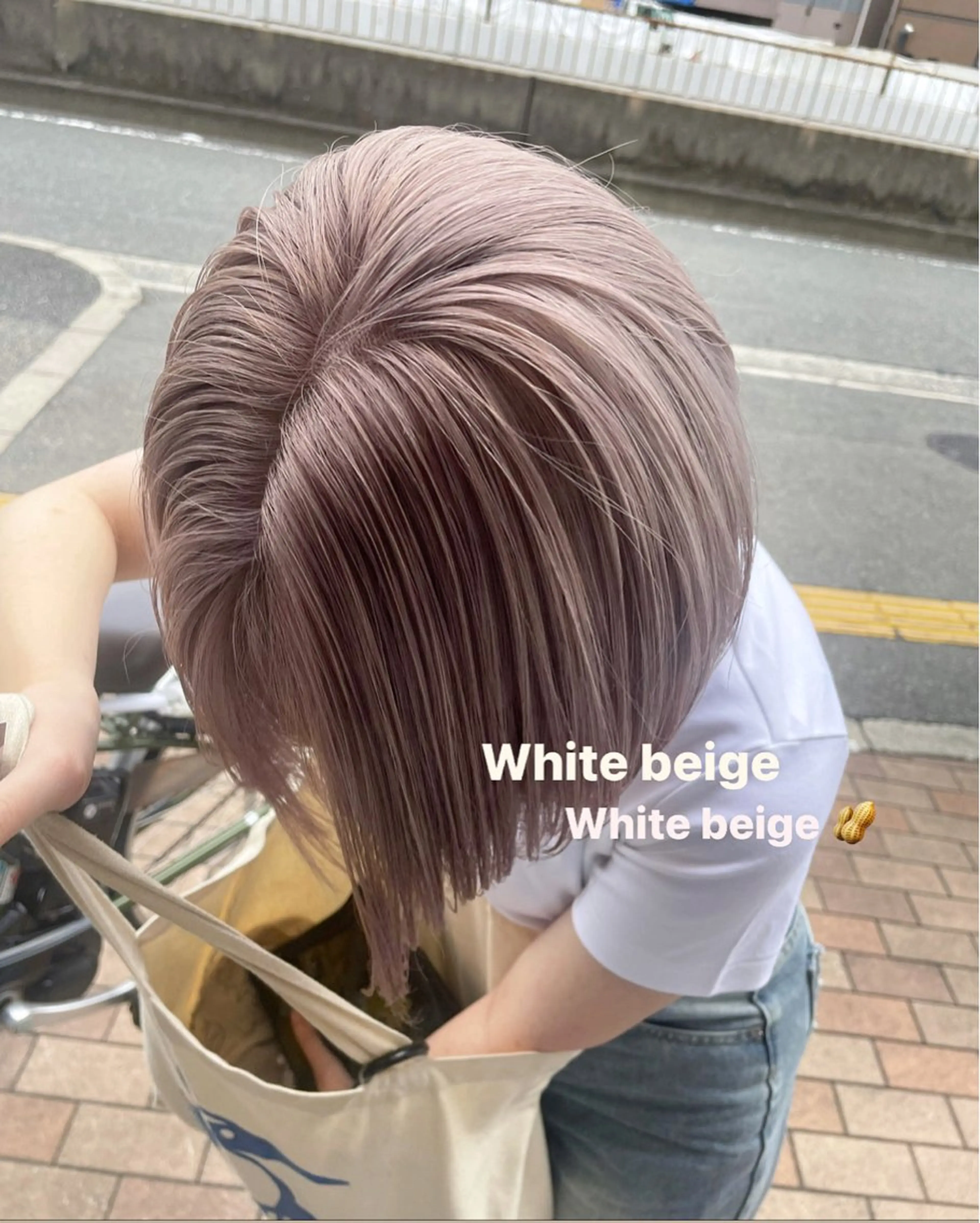 ショート ヘアカラー ミルクティー/ SACHIKAのヘアスタイル