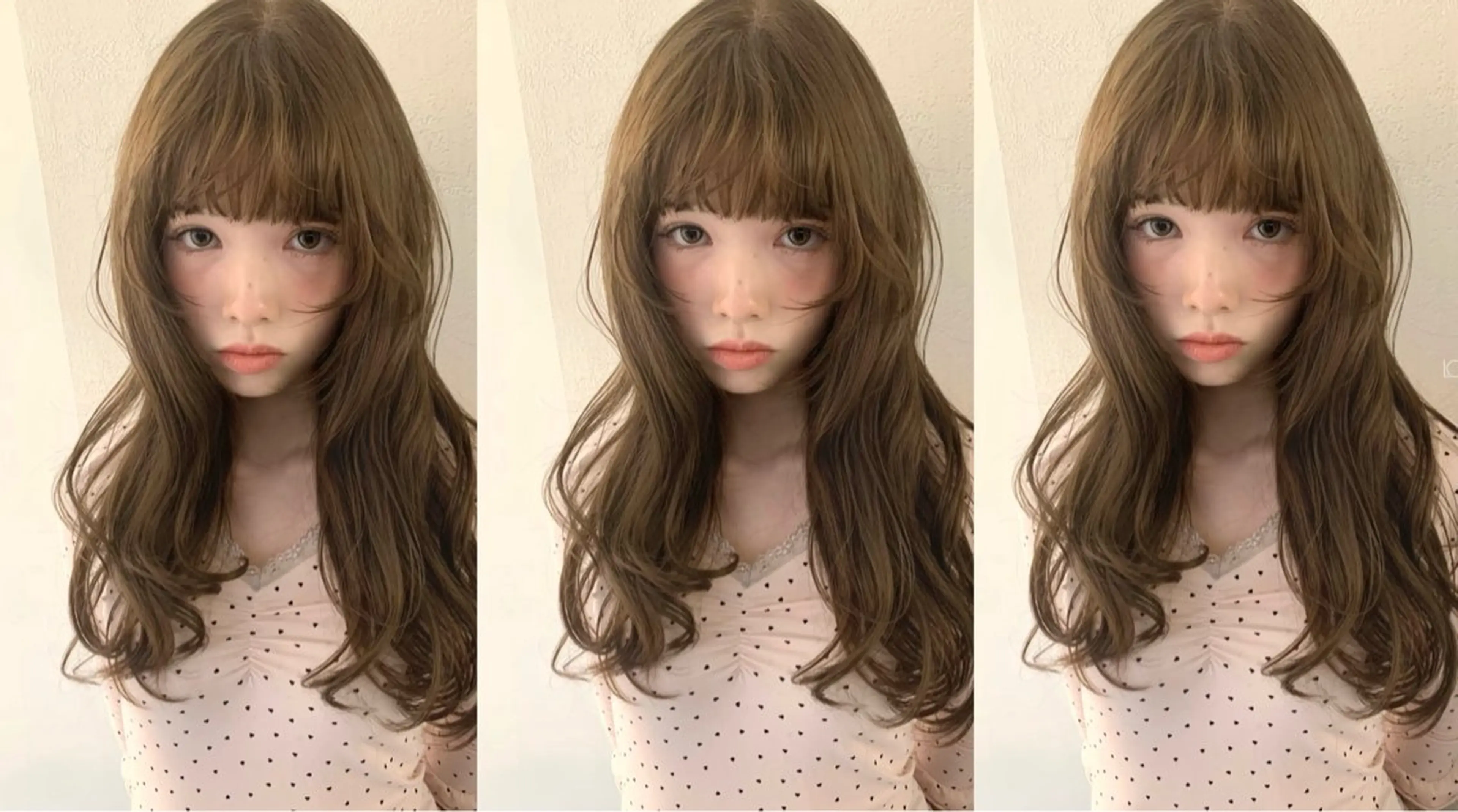 ミディアム カラー カット ヘアカラー レイヤー/柔色 カラー/SAkiのヘアスタイル