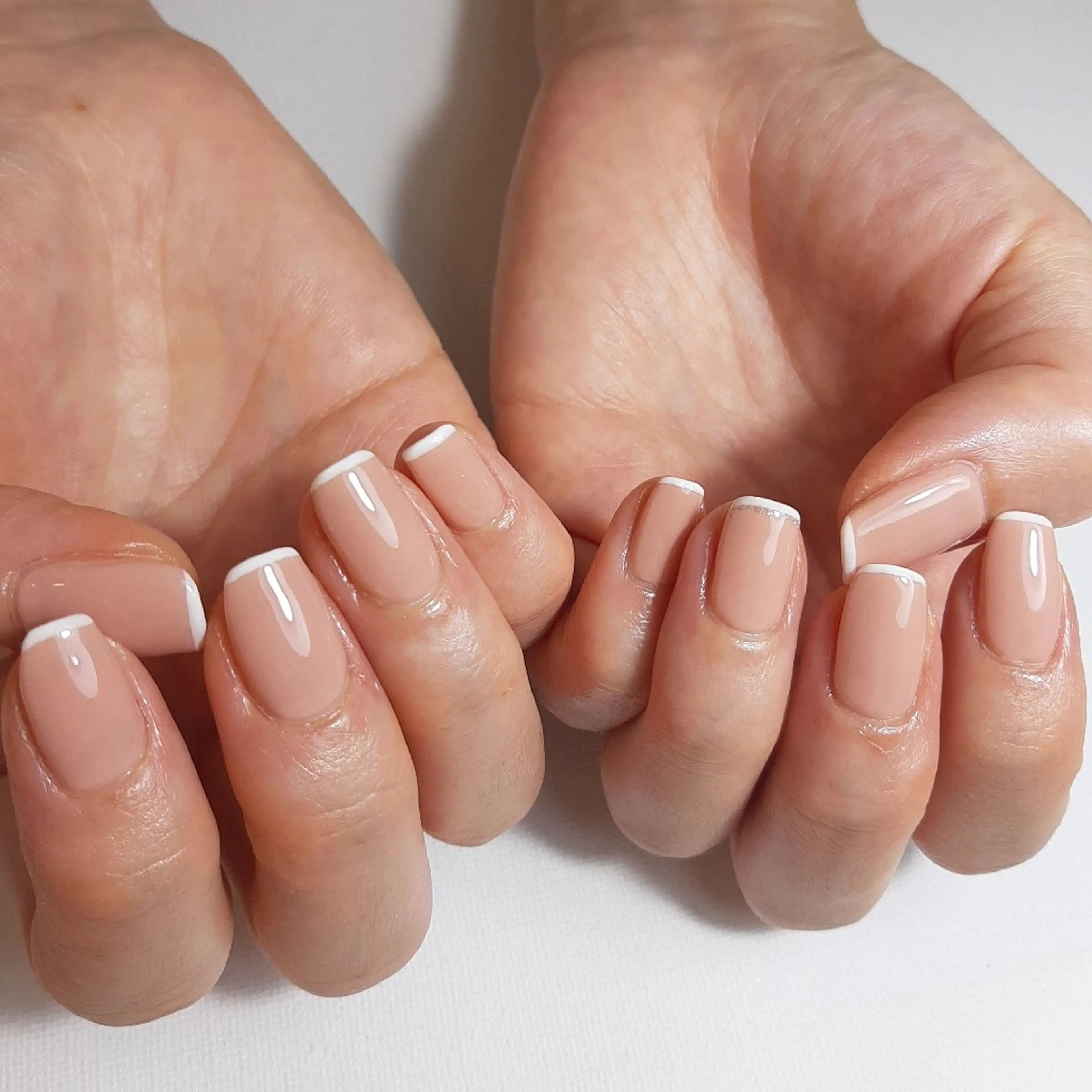 ネイル フレンチネイル ジェルネイル 持ち込み ショートネイル ブライダルネイル owlnail /持込みデザイン専門のネイルデザイン