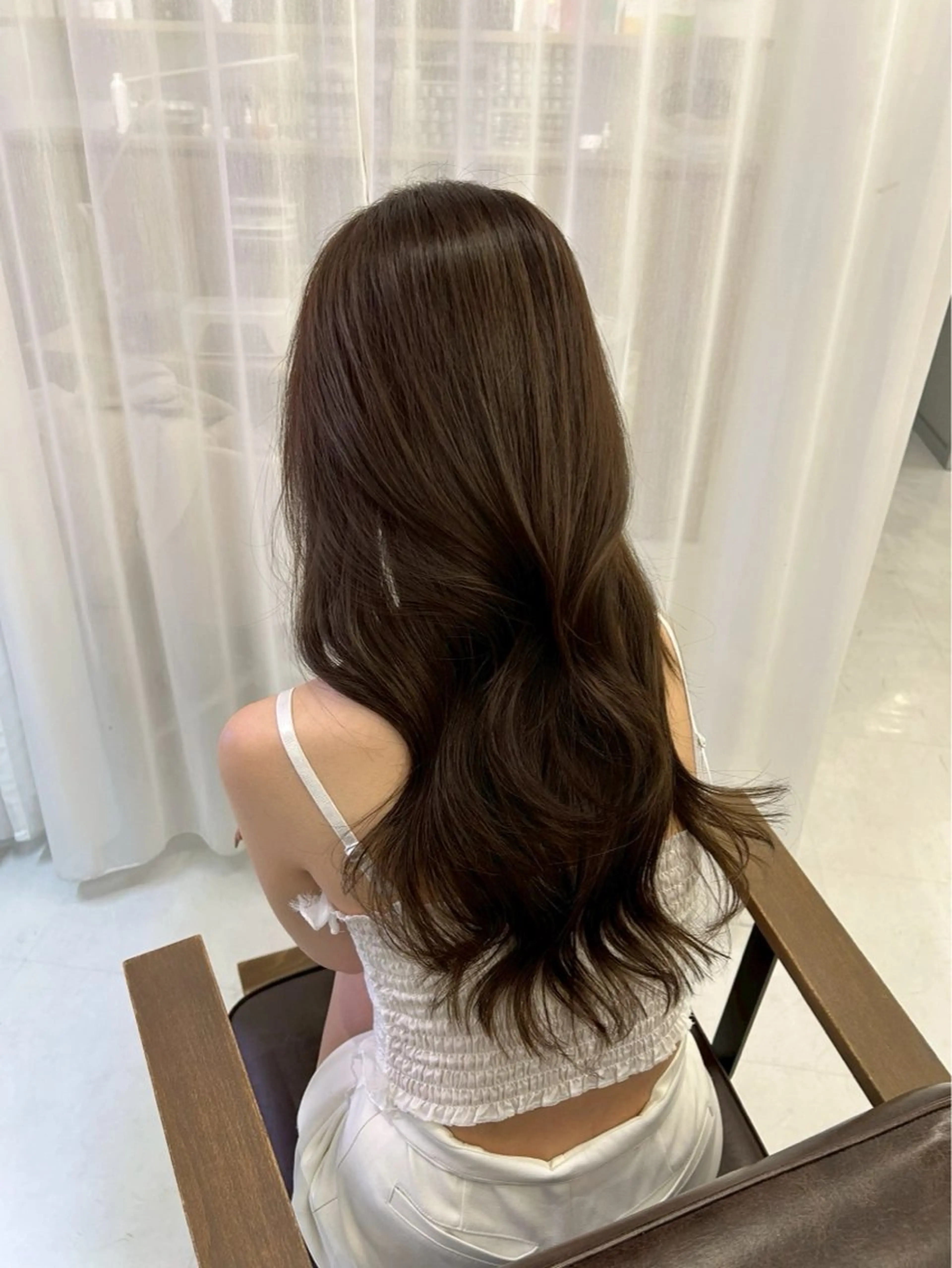 ロング 坂本 小春のヘアスタイル