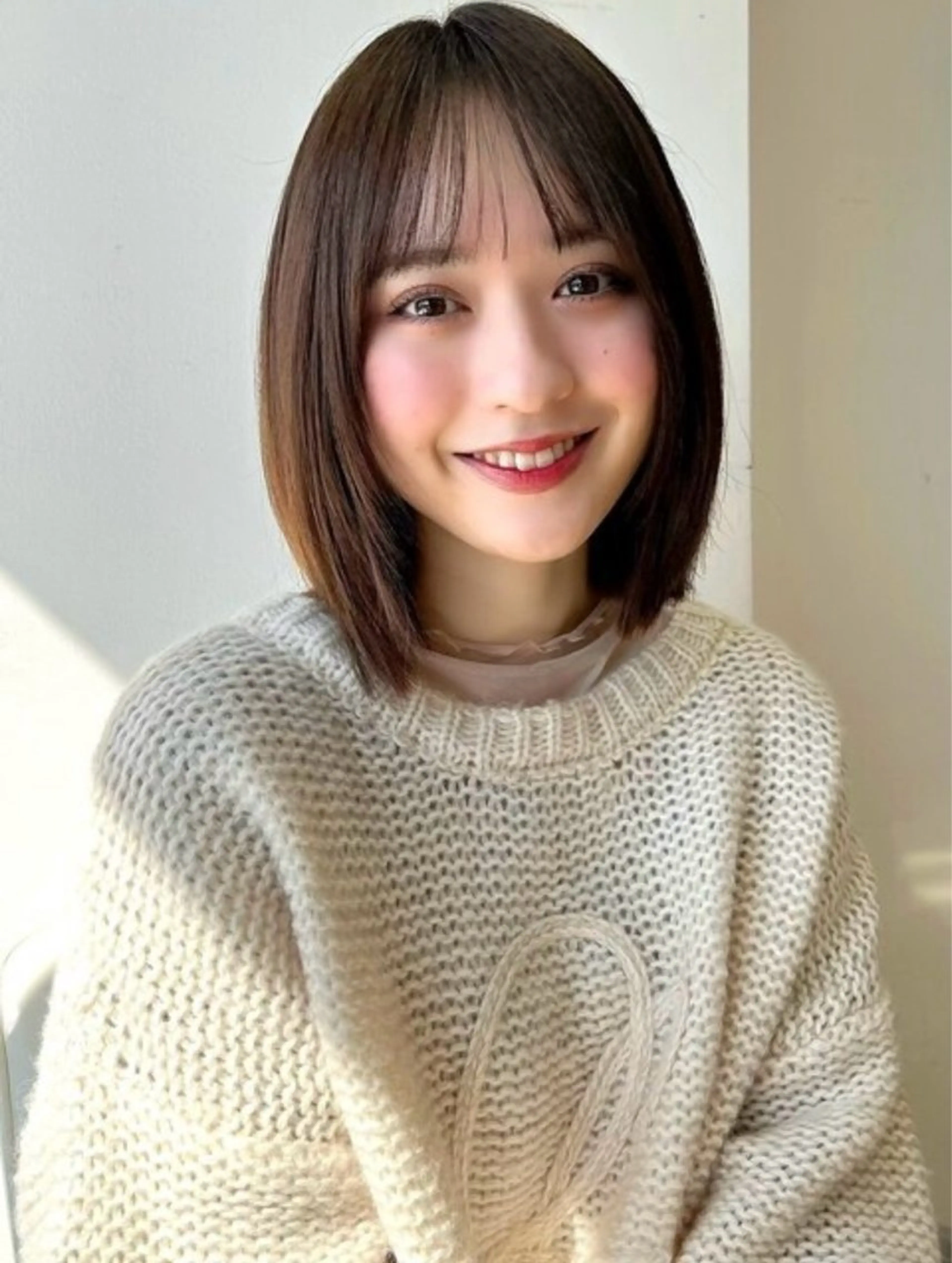 ミディアム カラー ブラウンカラー ヘアカラー ✰︎ サヤカ ✰︎のヘアスタイル