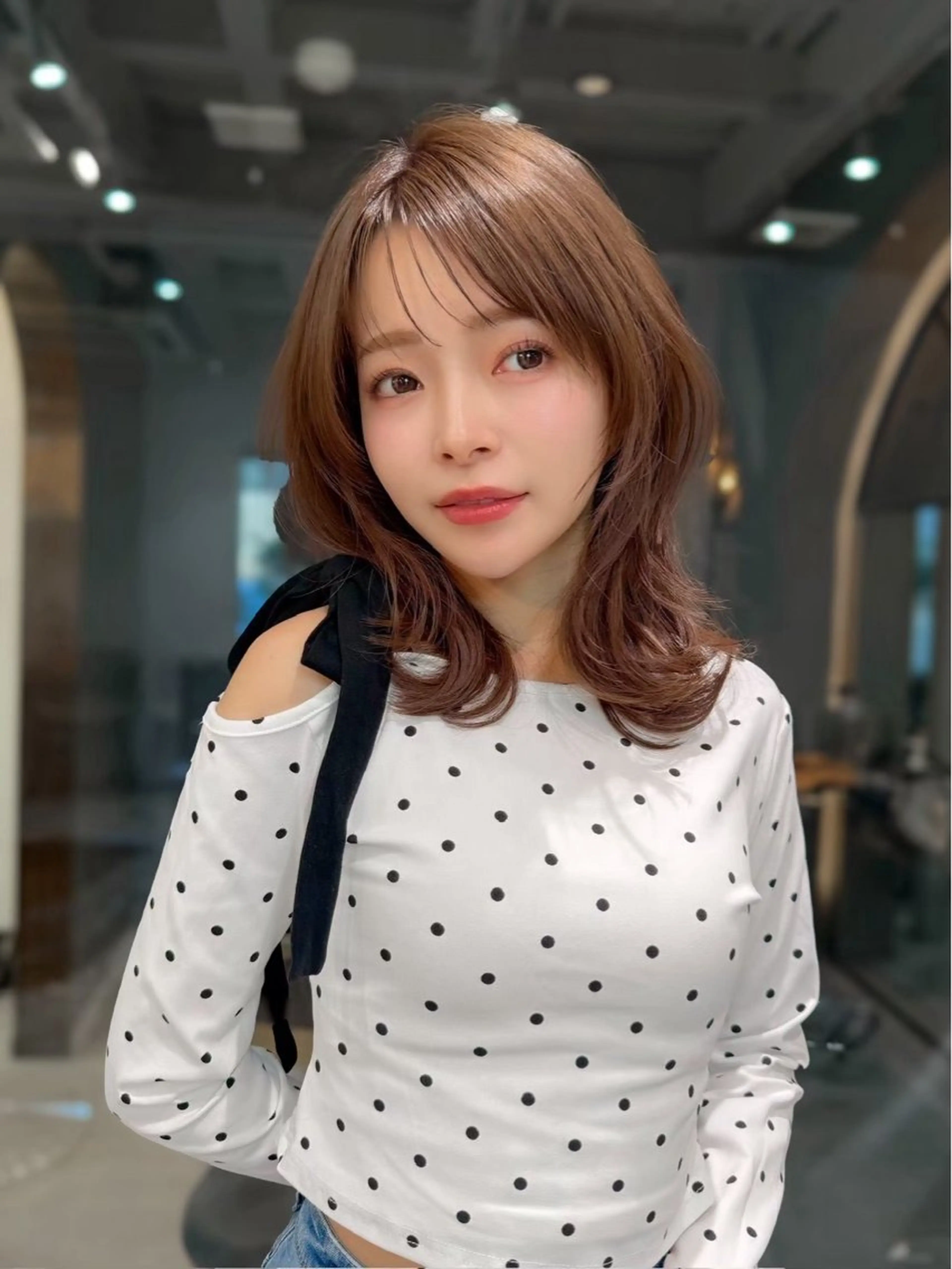 セミロング カラー ヘアアレンジ 透明感カラー/ kosei❤️‍🔥のヘアスタイル