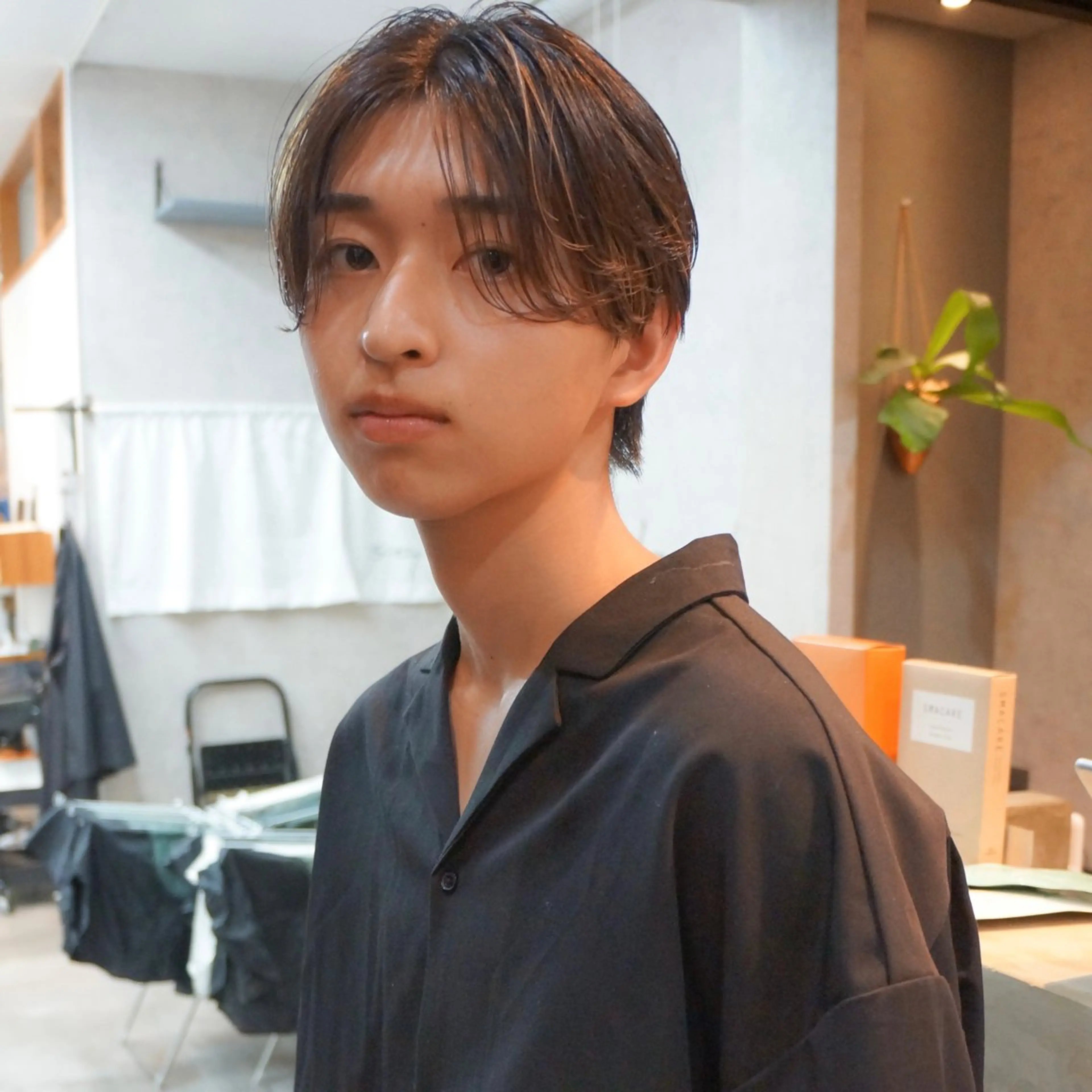 ショート カラー パーマ メンズ ダウンパーマ 【sity.ザイク】のヘアスタイル