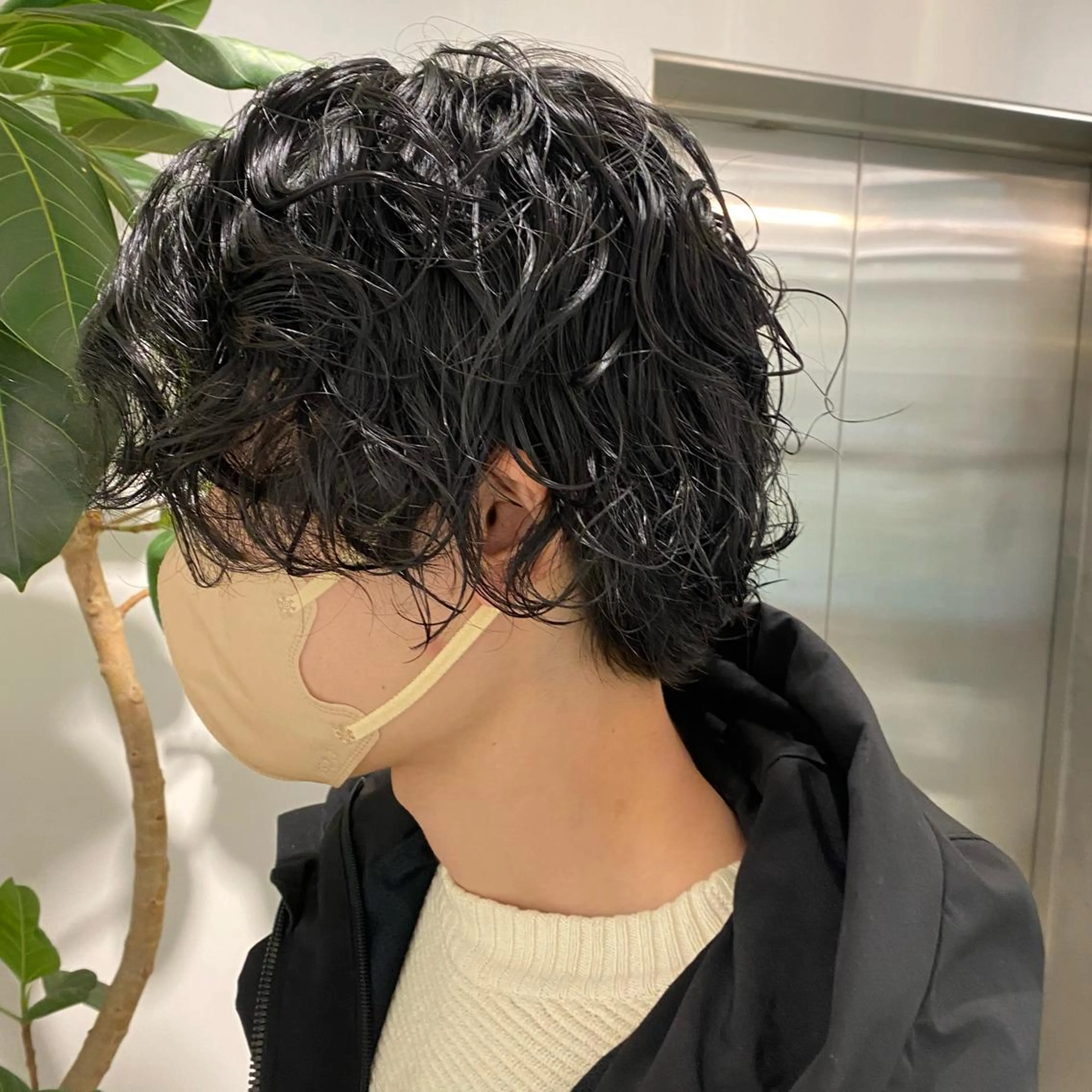 パーマ メンズ equal銀座所属・equal銀座 黒田💚のヘアスタイル