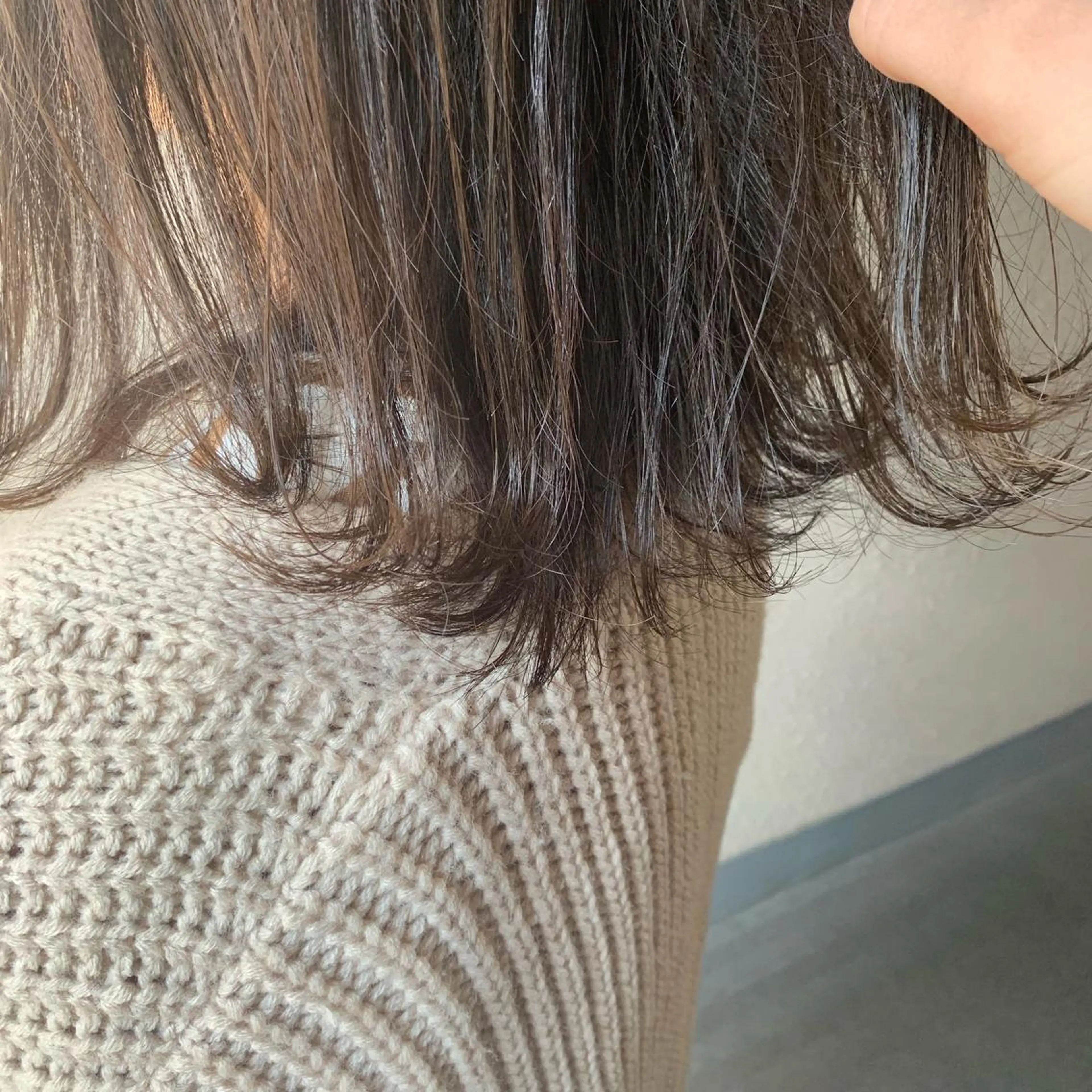 ミディアム カラー chouette/ 根本優希のヘアスタイル