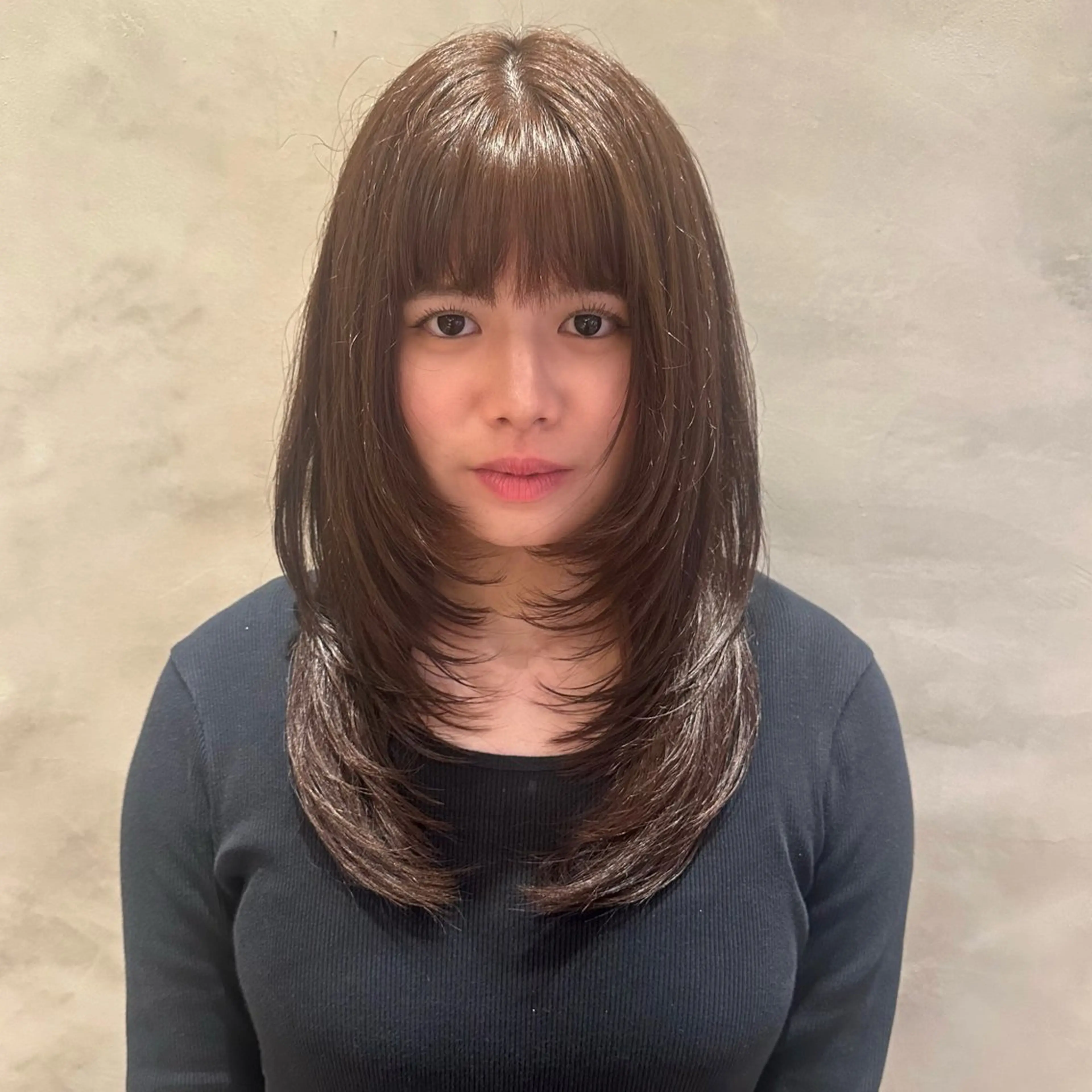 ロング カラー レイヤーカット カット ヘアカラー YU-KI 🐈‍⬛のヘアスタイル