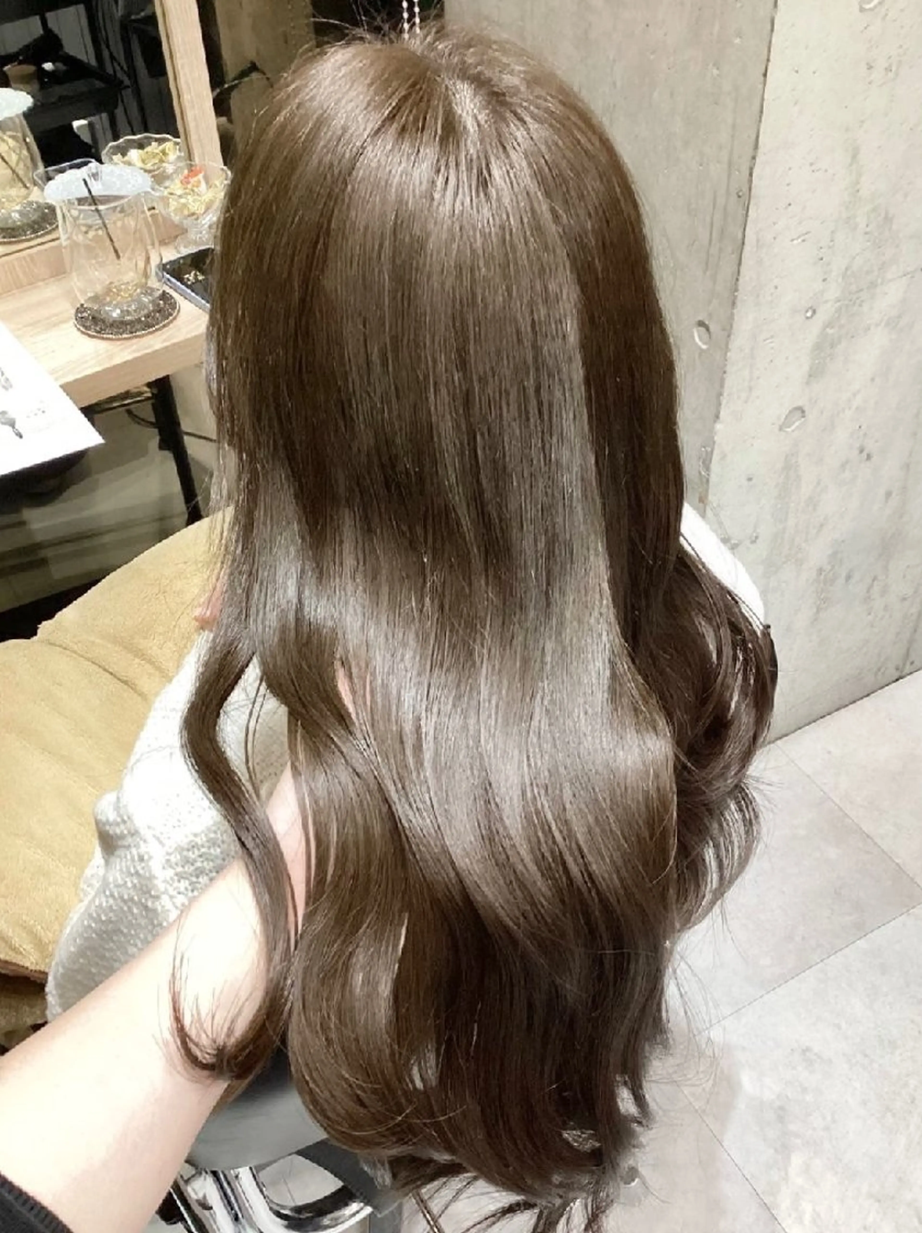 ロング カラー カット ヘアカラー トリートメント ヘアアレンジ/柔らか 艶カラー/AKARIのヘアスタイル
