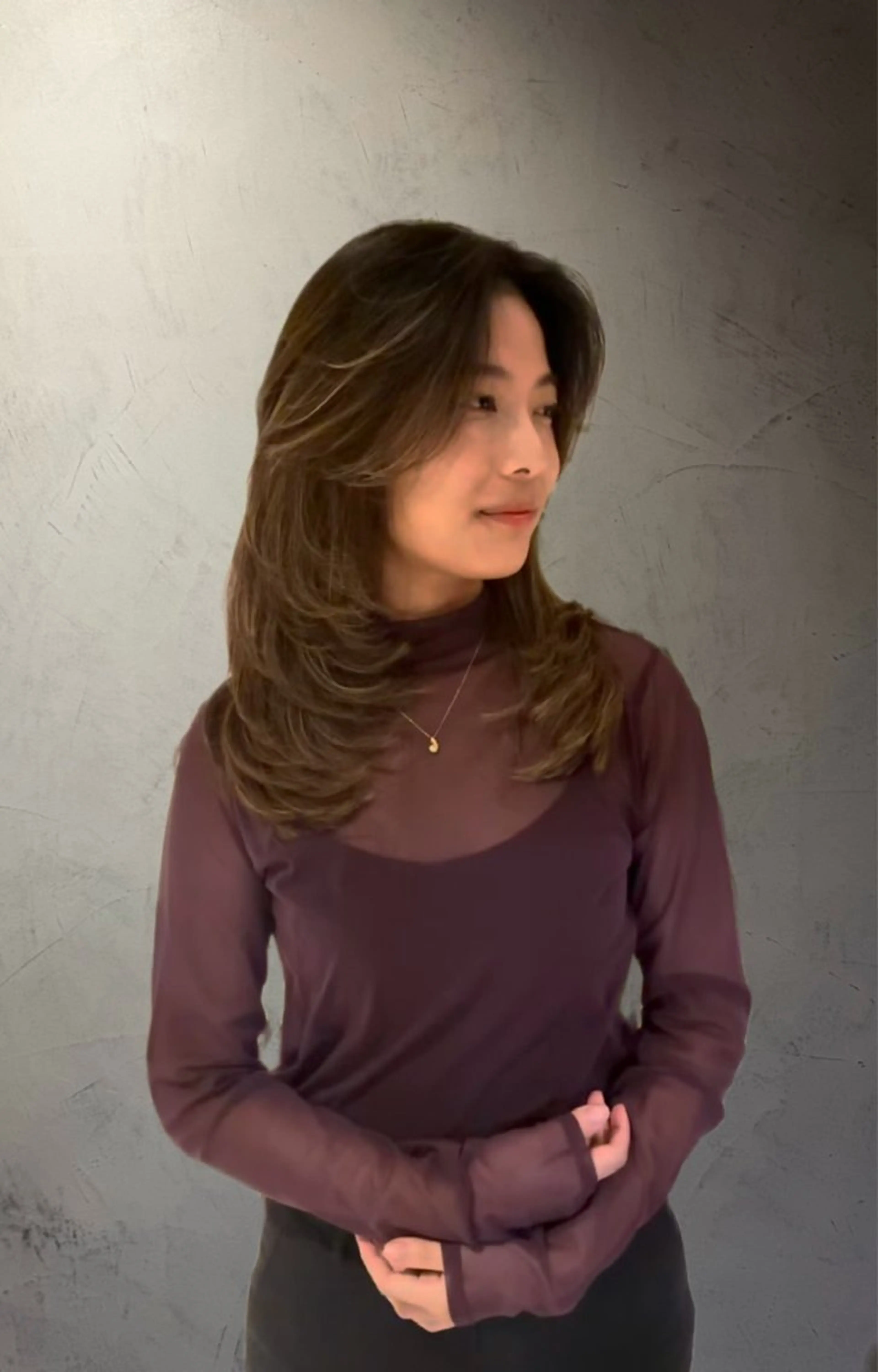 ロング カット 🇺🇸海外レイヤー yunoのヘアスタイル