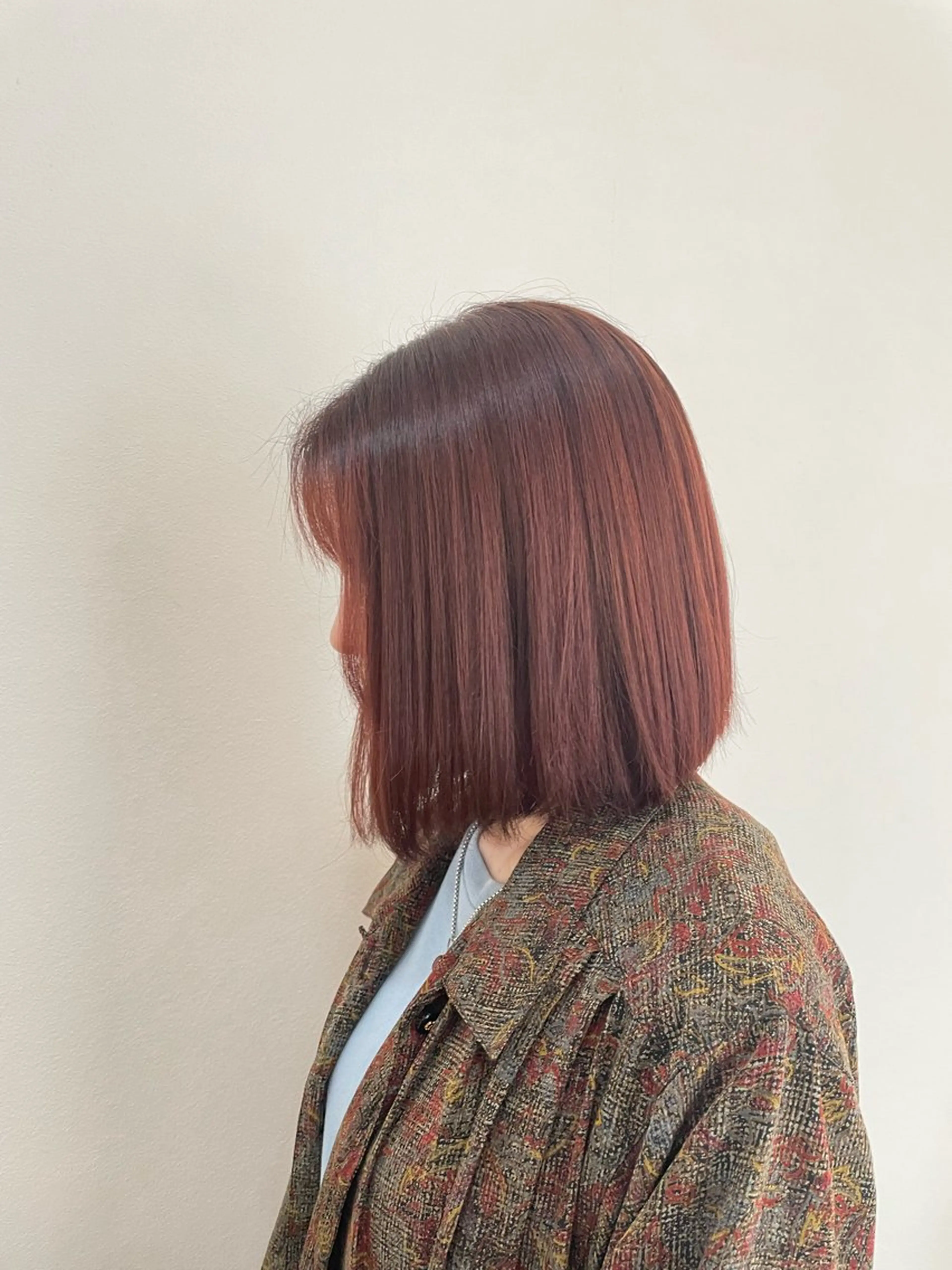 【✨ミニモ限定価格✨】🎀カット＋カラー🎀#カラー#ピンクカラー#ブラウンカラー#ネイビー#暗染め#ブリーチなしカラーの写真