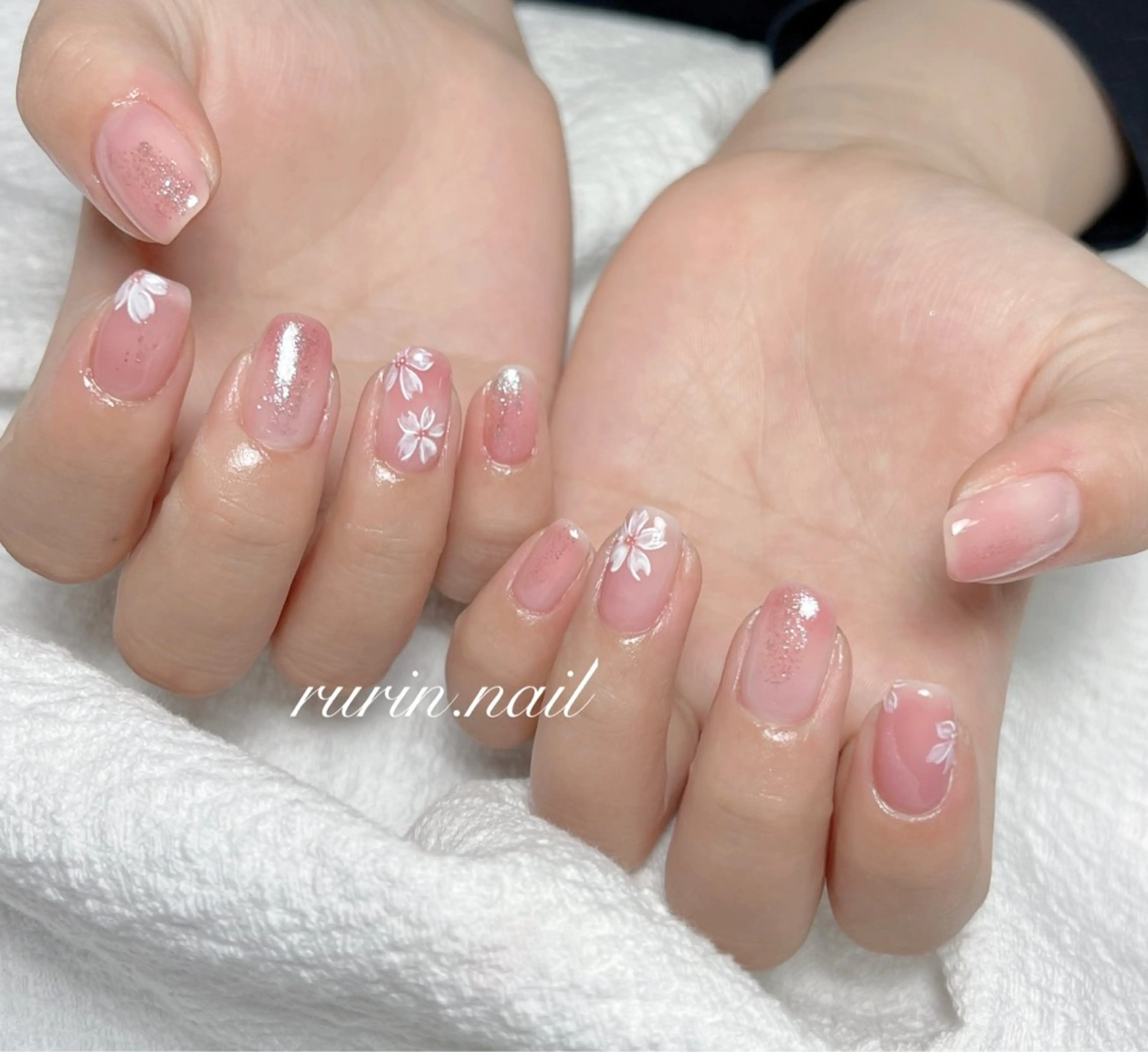 ネイル 春ネイル ルリン サロン💅のネイルデザイン