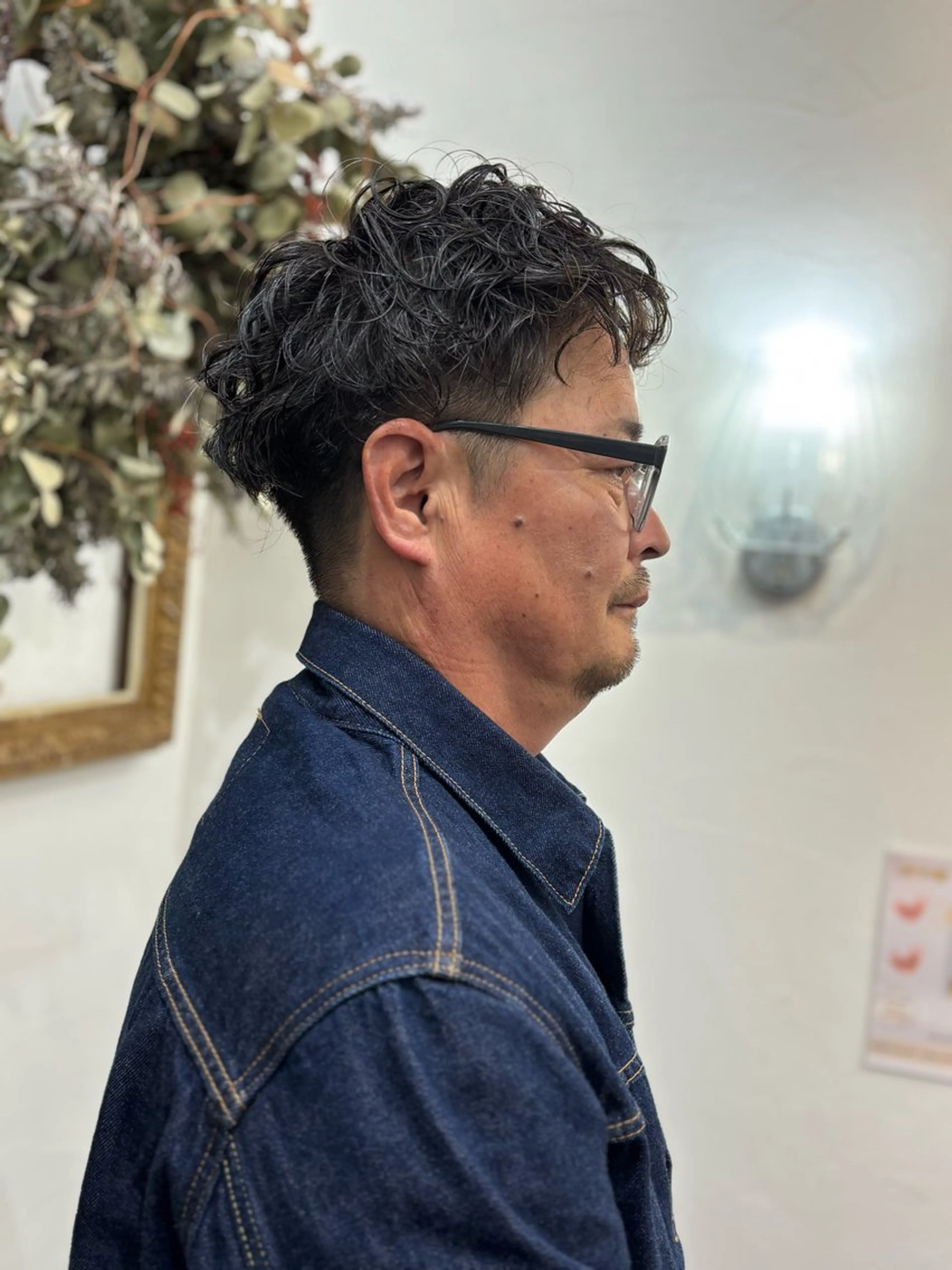 パーマ メンズ カット パーマ 熊倉 空のヘアスタイル