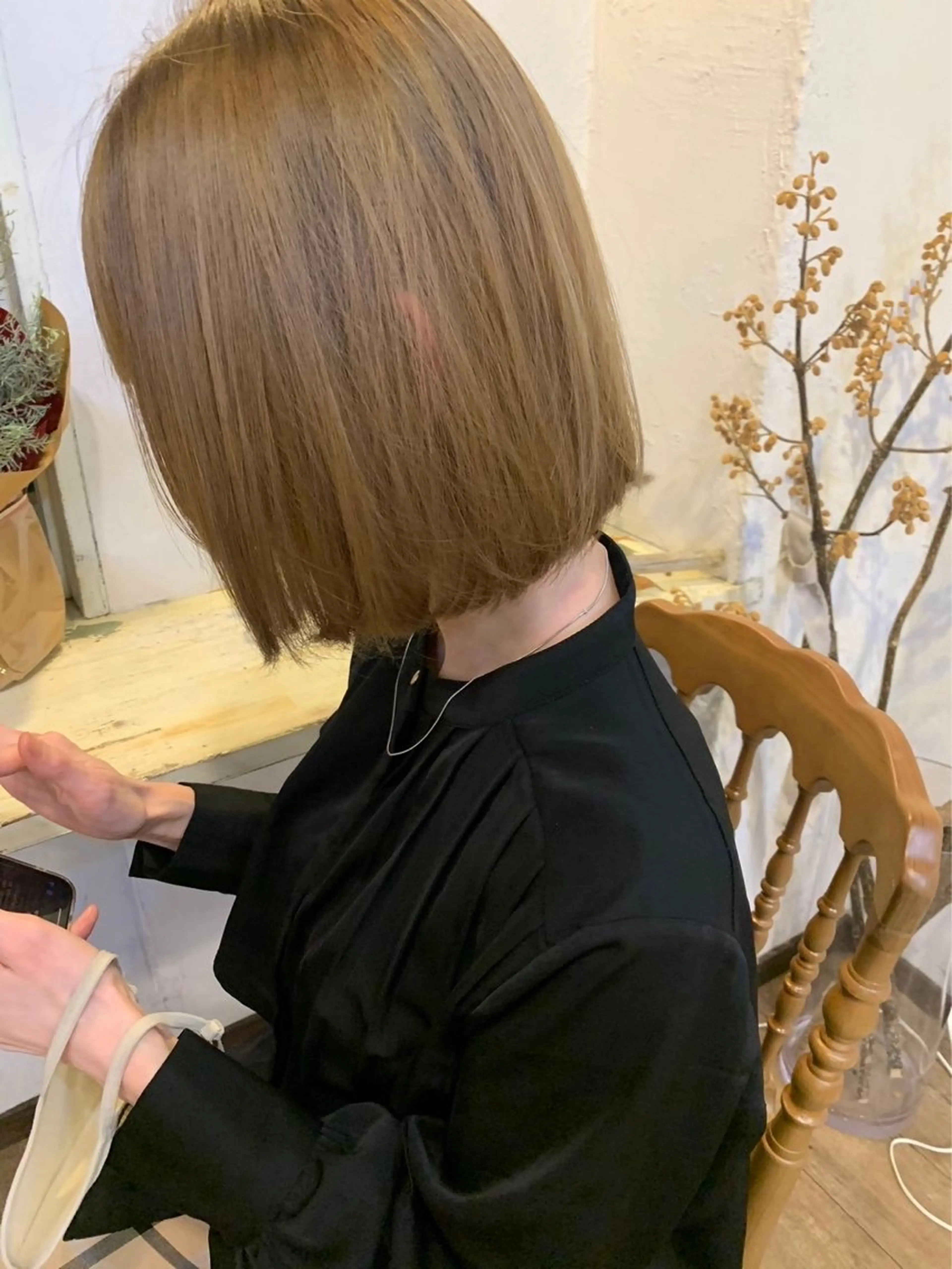 ミディアム 田中 はるなのヘアスタイル