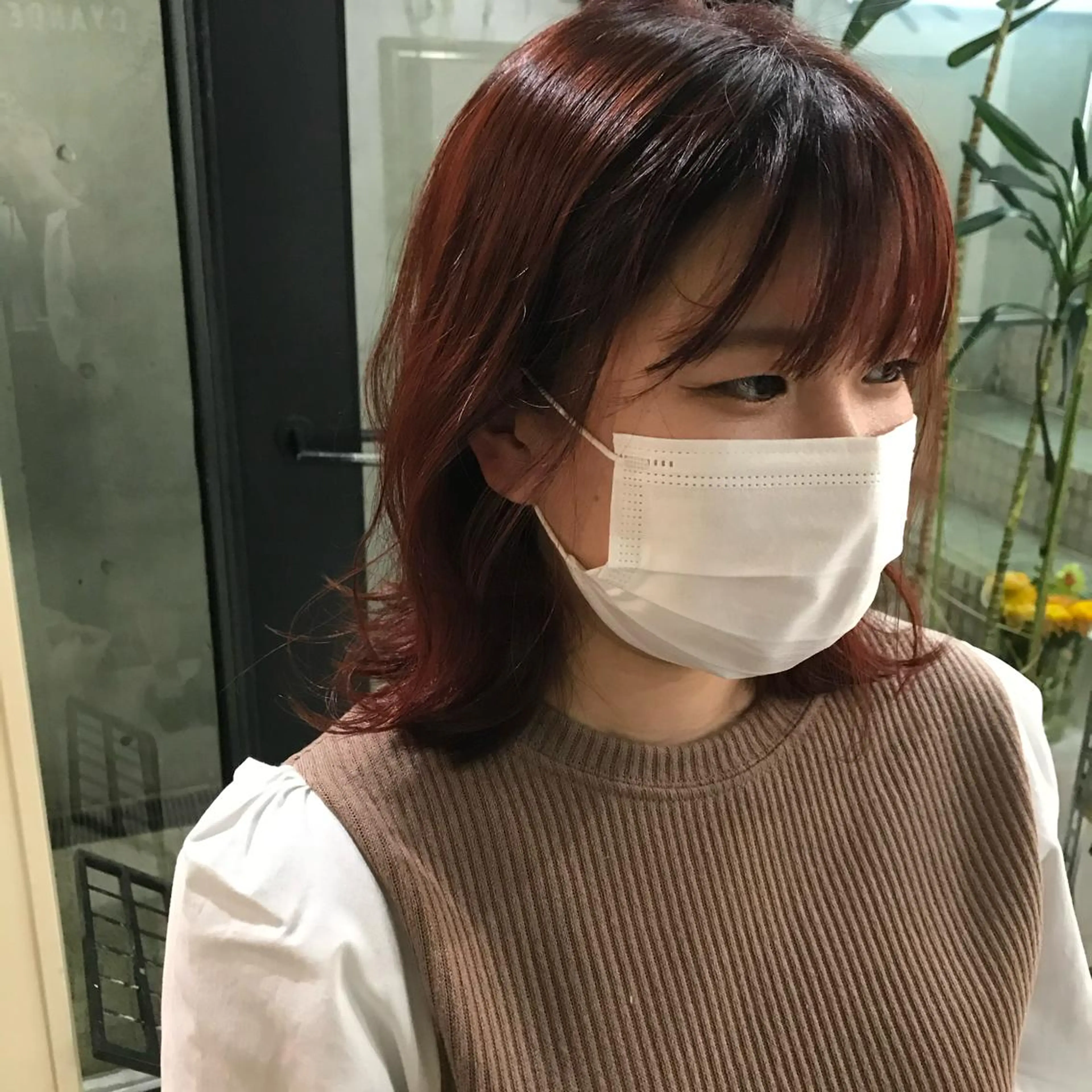 ミディアム カラー Shibata Mizukiのヘアスタイル