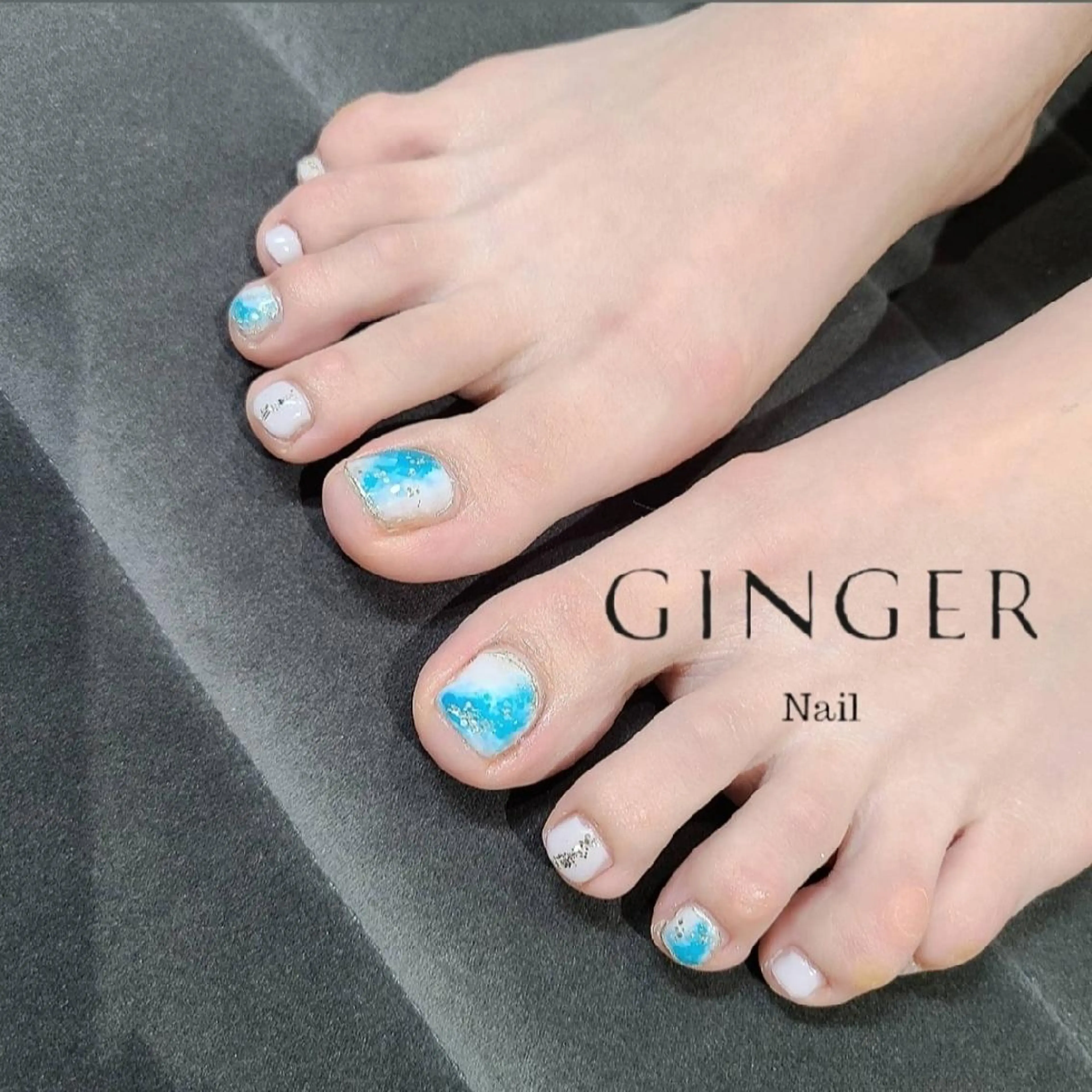 ネイル フットネイル GINGER所属・GINGER  斎藤舞のネイルデザイン