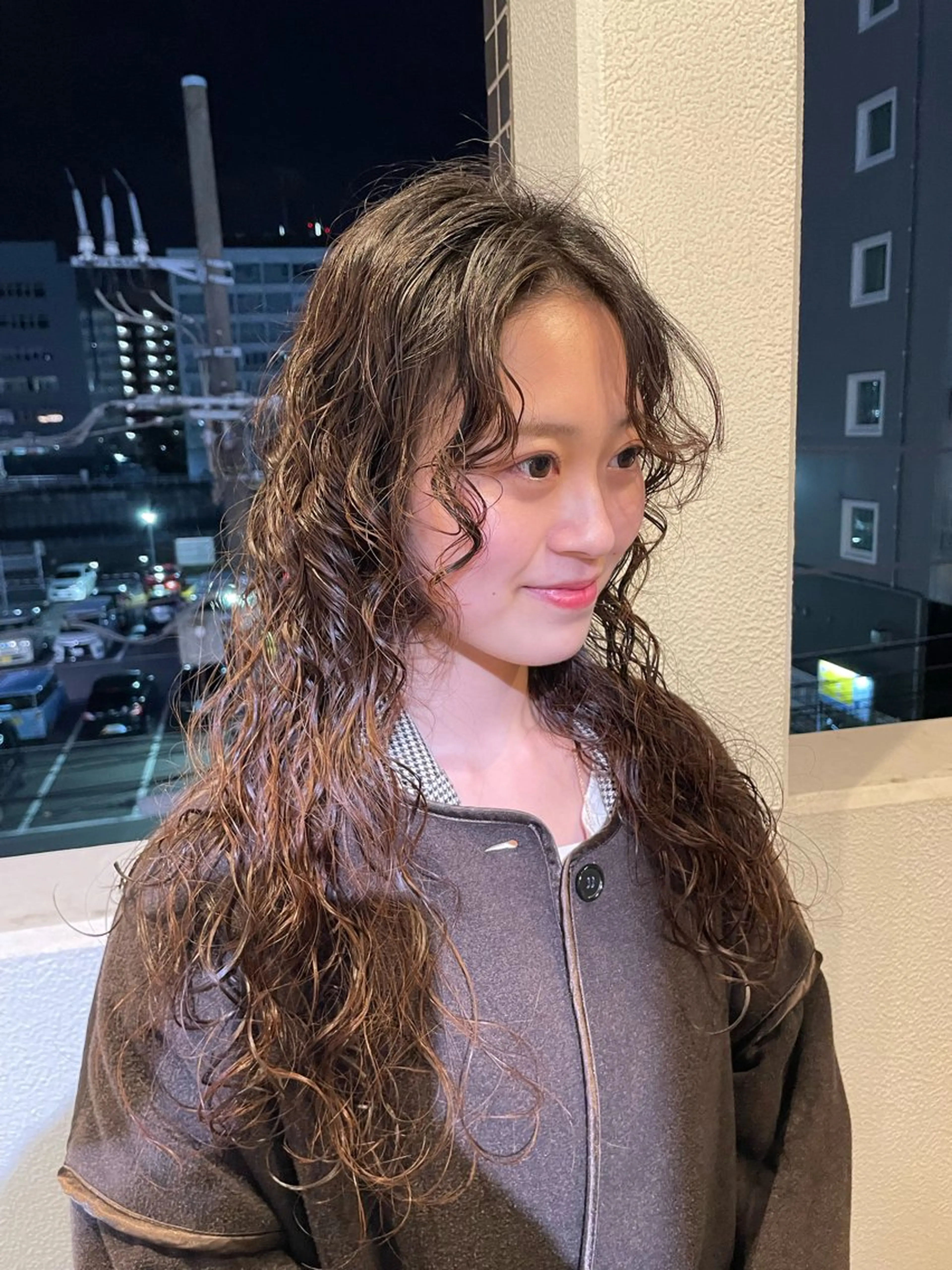 ロング パーマ 🎀レイヤー/パーマ カラー/ai🎀のヘアスタイル