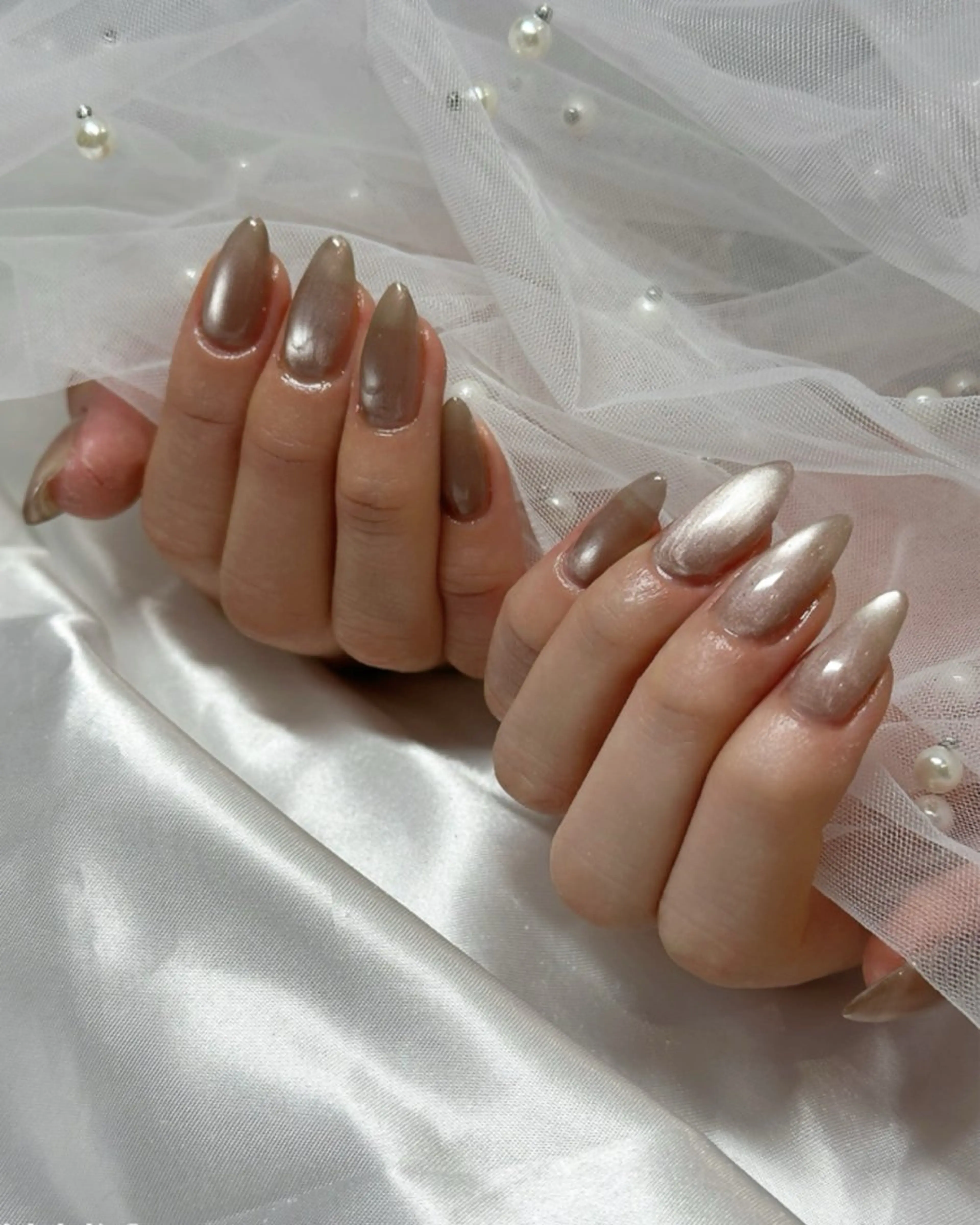 【長さだし10本】自爪限定💖ワンカラーorラメ付💅通常¥8,000→¥3,300❣️憧れのロングネイルをプチプラで✨の写真