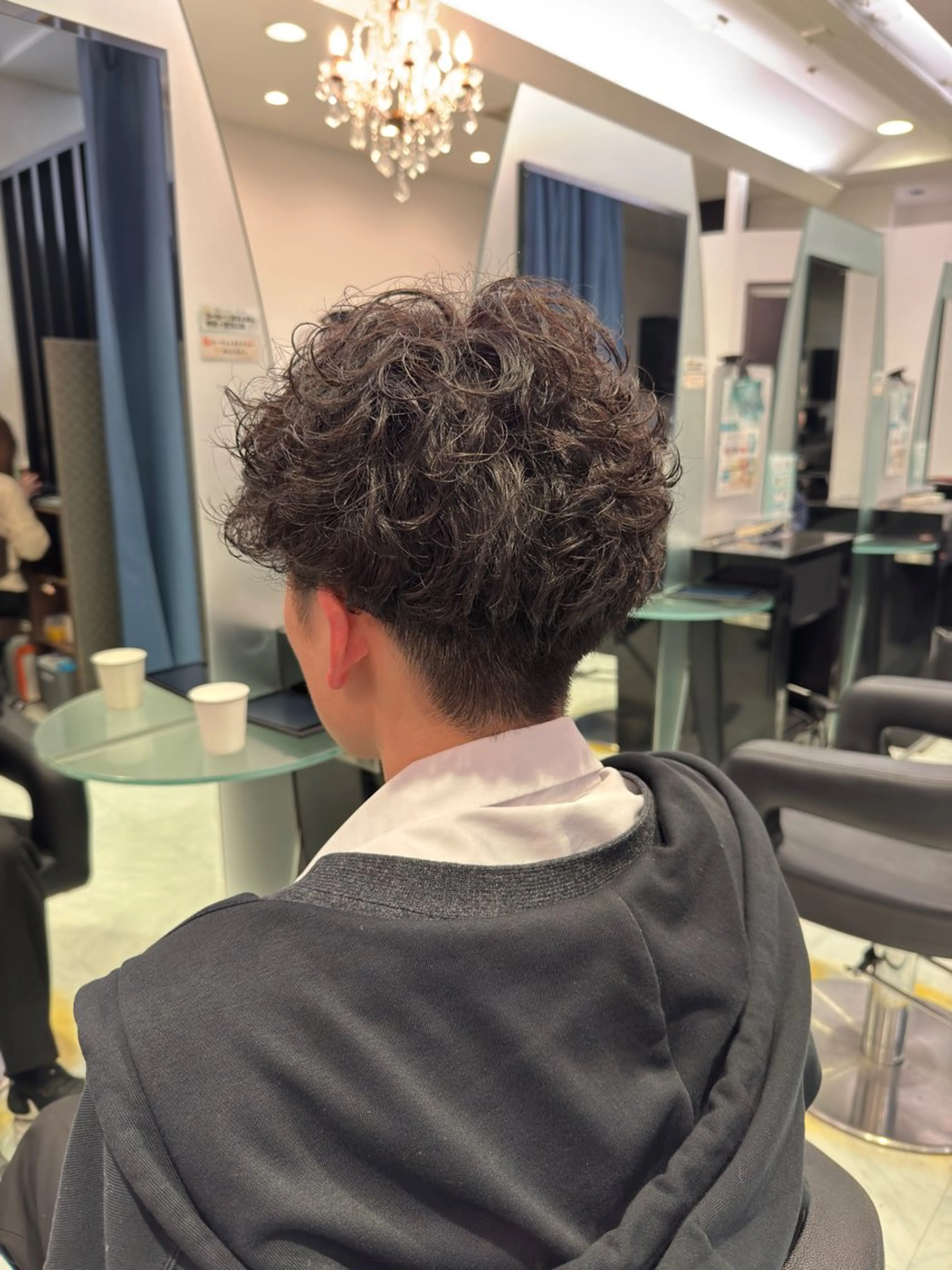 ミディアム パーマ メンズ ミディアムパーマ メンズパーマ カット パーマ MURATA KOHEIのヘアスタイル