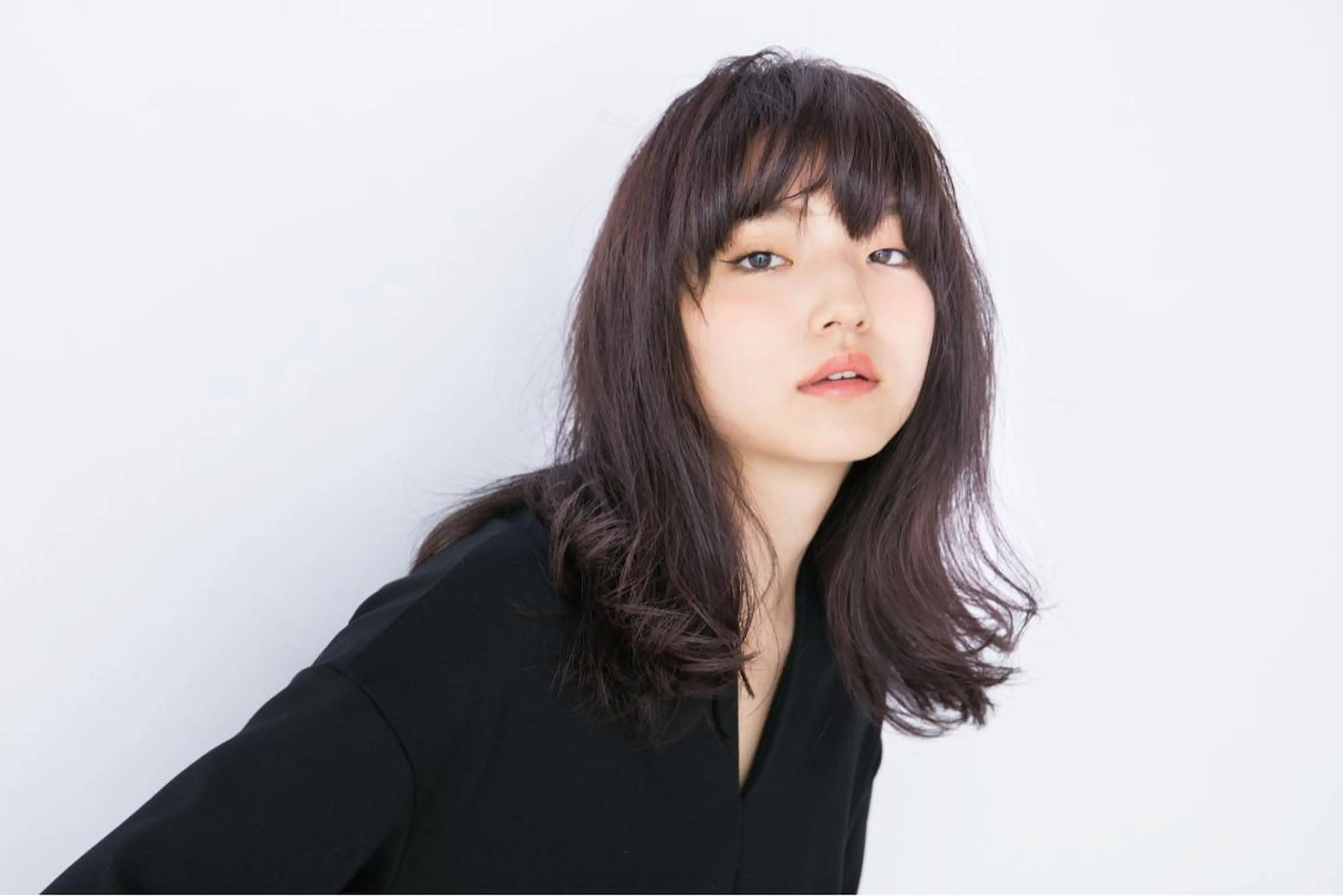 セミロング カラー バイオレットカラー エクステ/髪質改善/ rita/フルヤマのヘアスタイル