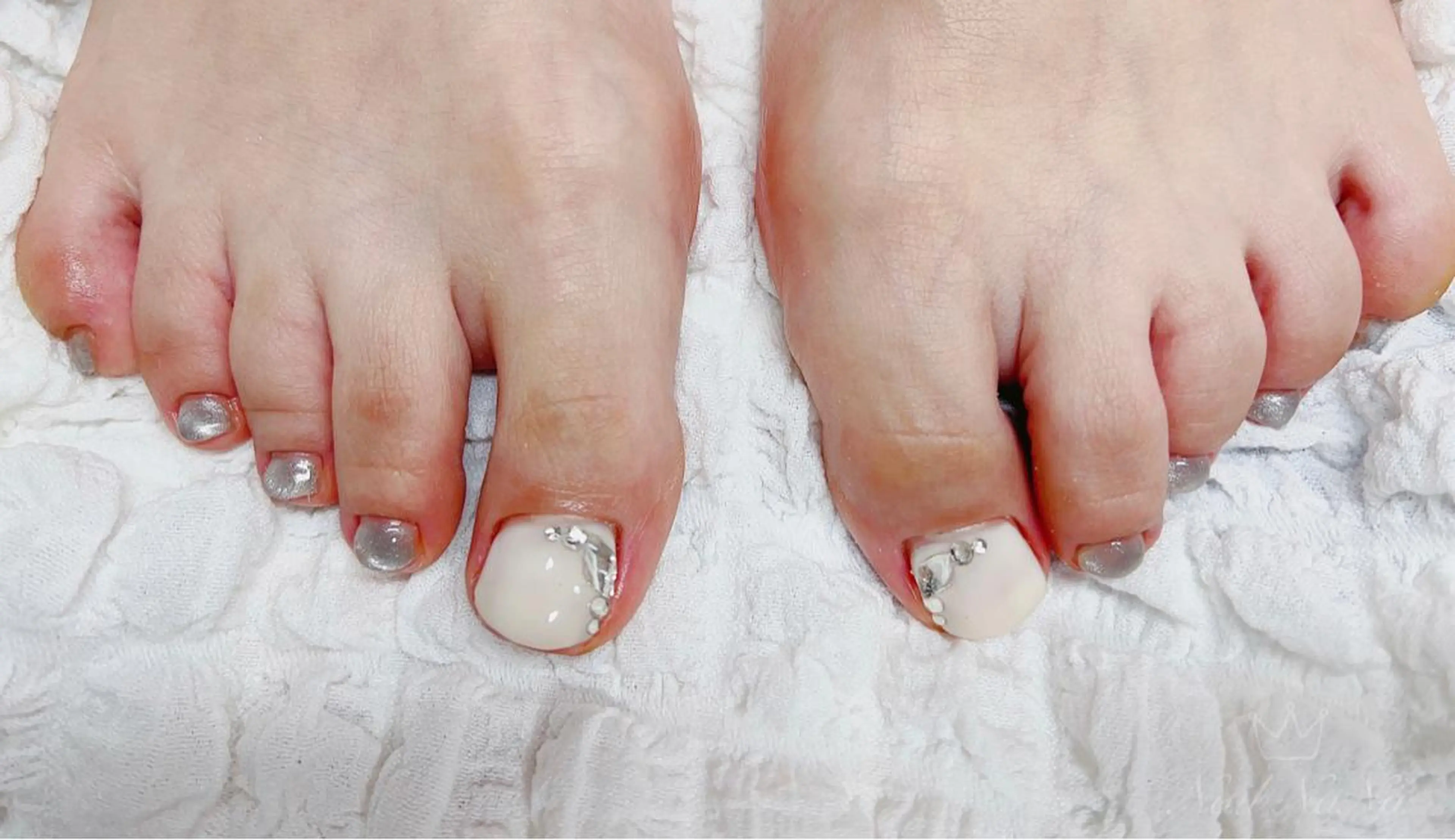 ショート カラー ネイル フットネイル Nail NaNaのネイルデザイン