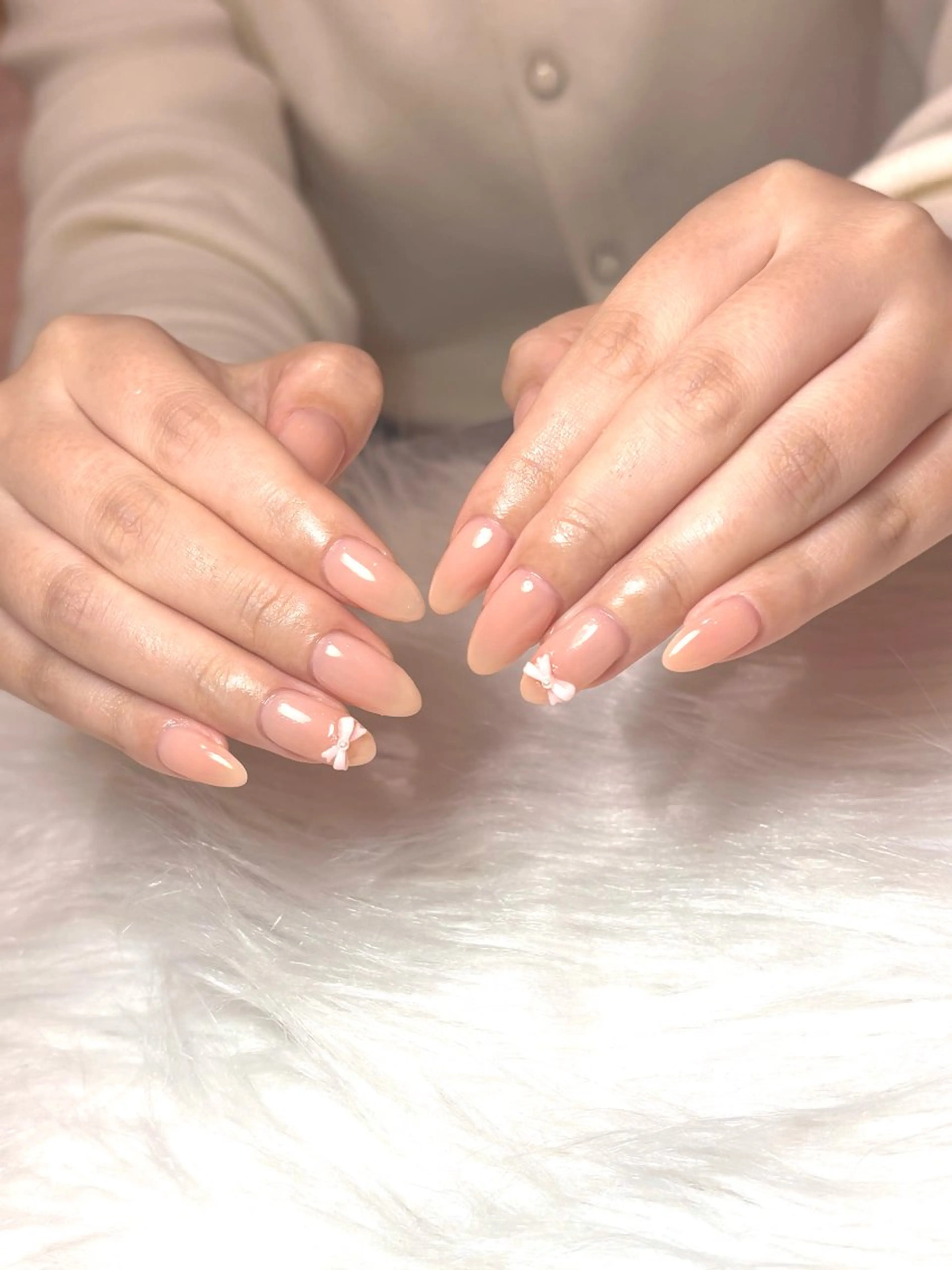 ネイル ワンカラーネイル 春ネイル ハンドネイル kokomi 🧸のネイルデザイン