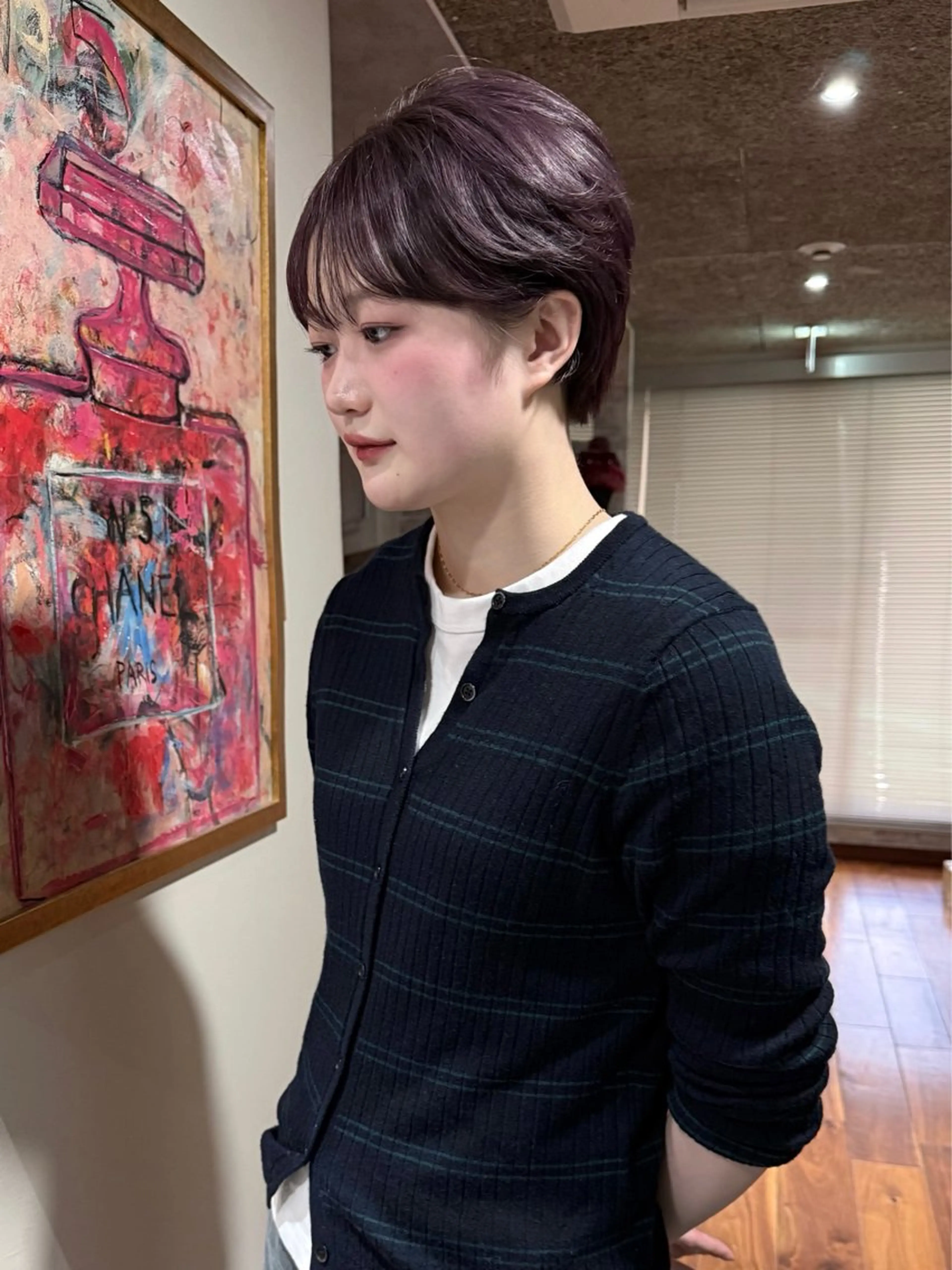 ショート カラー 似合わせカット カット ヘアカラー トリートメント mai / linoah˚✧のヘアスタイル