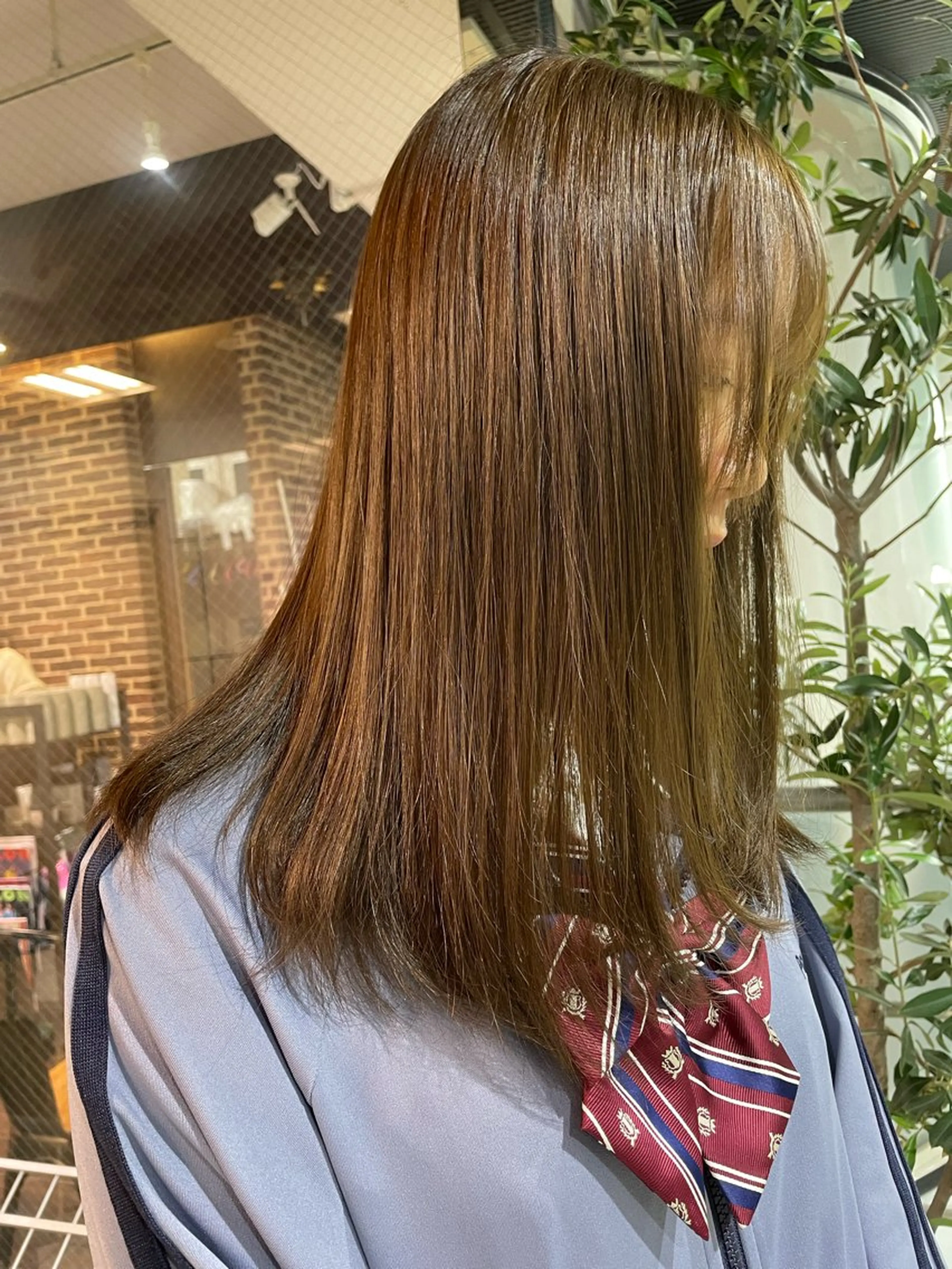 ミディアム カラー ‪るか/‪透明感 カラー/アレンジのヘアスタイル